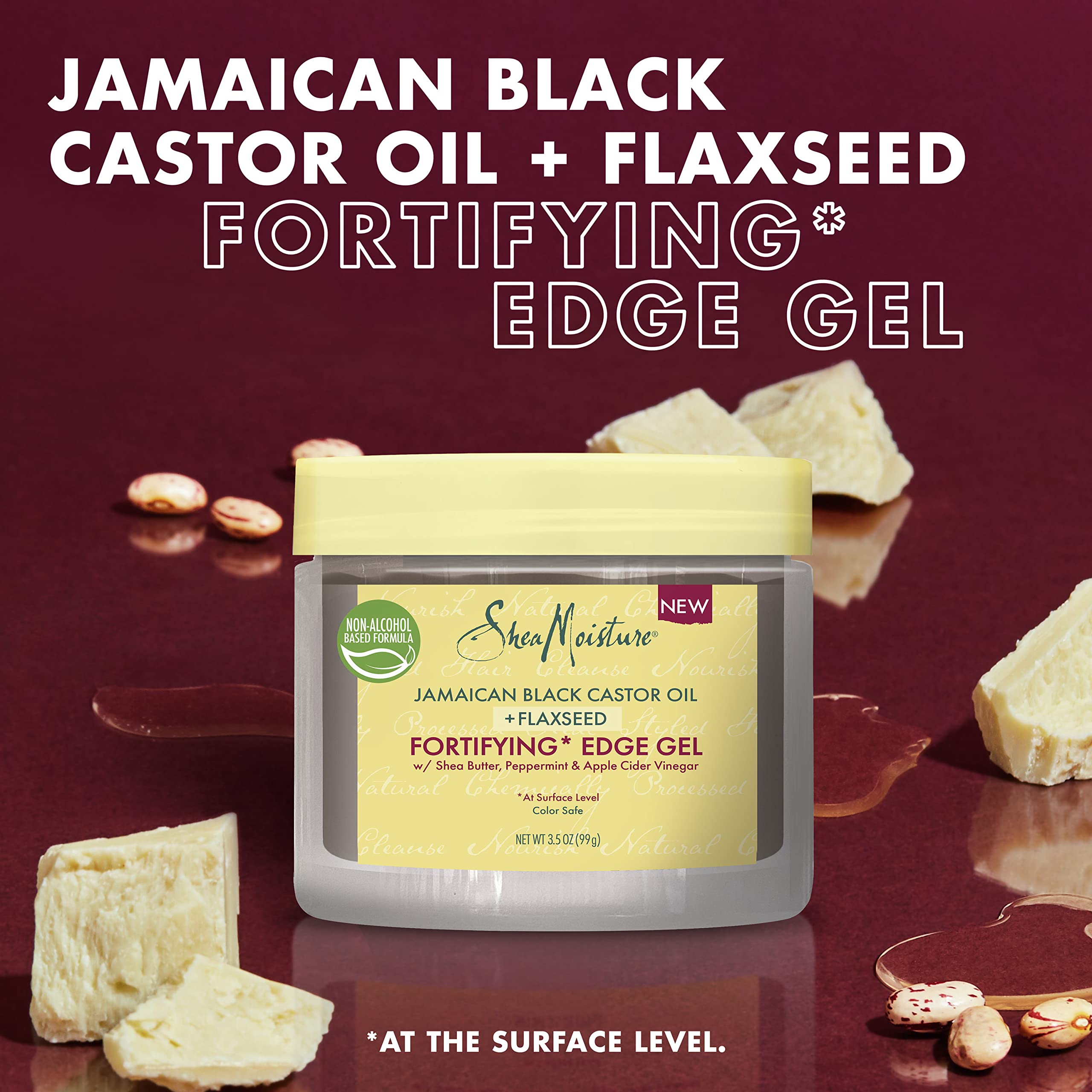 Foto 4 pulgar | Edge Control Gel Sheamoisture, Aceite De Ricino Negro Jamaicano, 100 Ml - Venta Internacional.