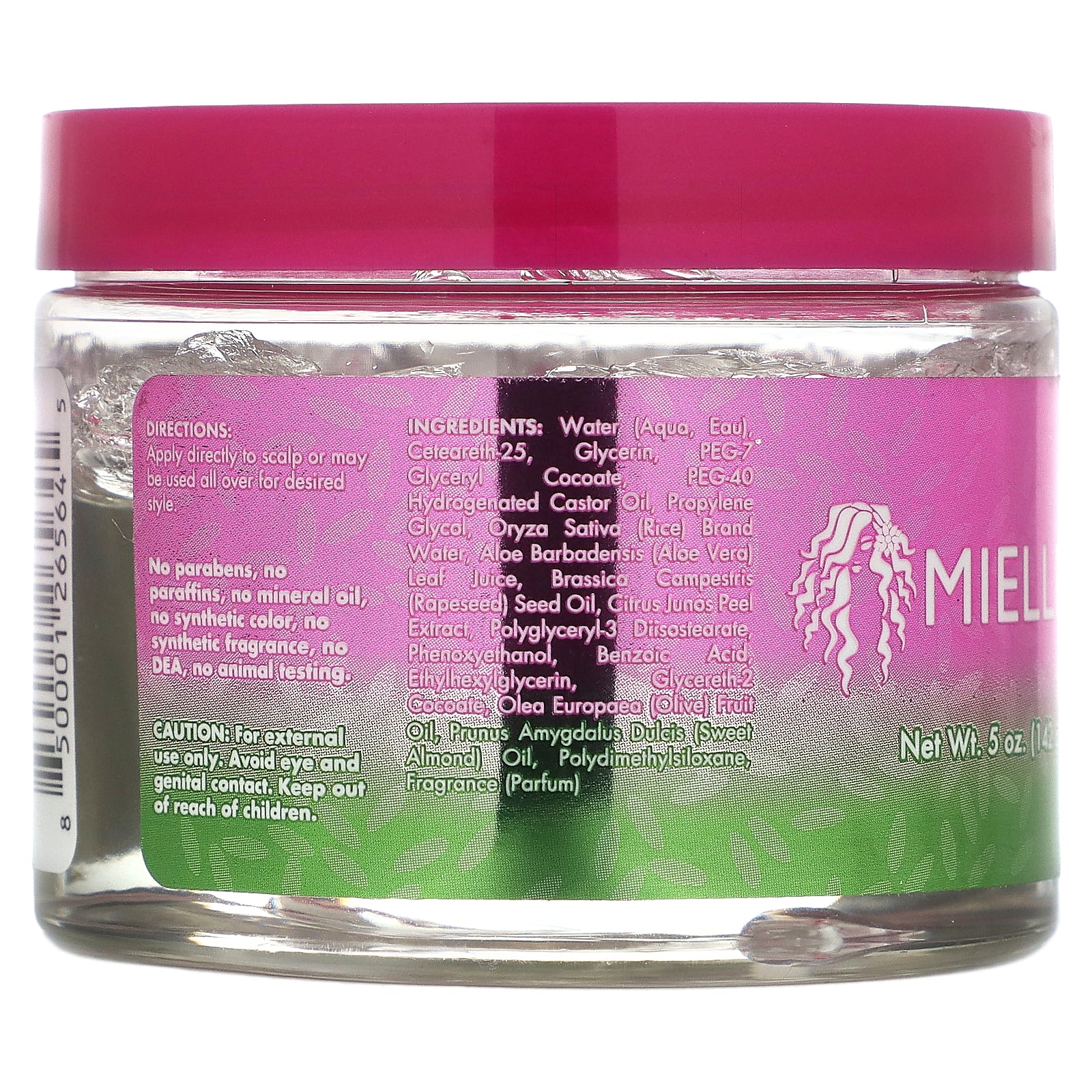 Foto 3 pulgar | Braid Gel Mielle, Mezcla De Agua De Arroz Y Aloe Vera, 142 G - Venta Internacional.