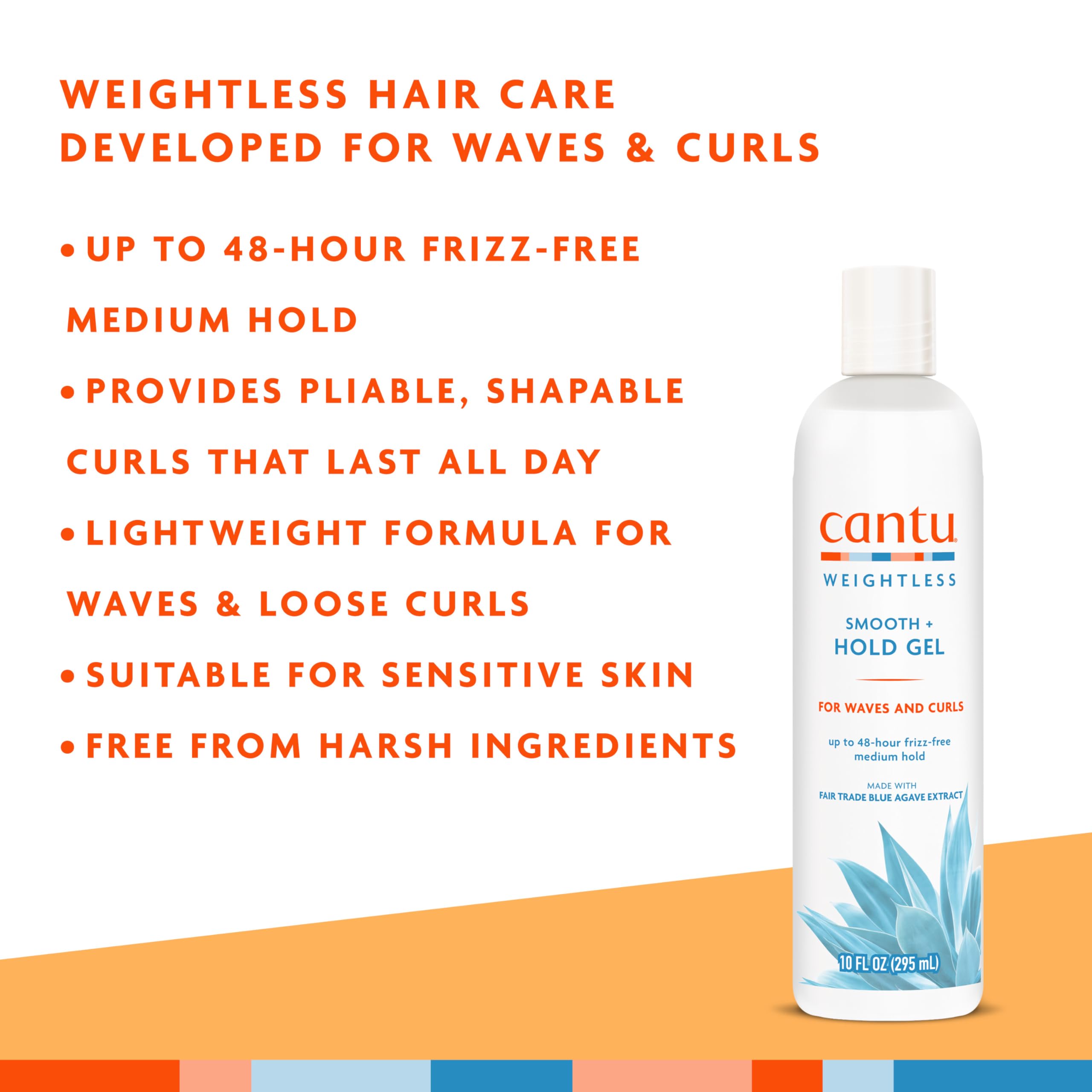 Foto 4 pulgar | Gel Cantu Weightless Smooth + Hold 300 Ml - Venta Internacional.