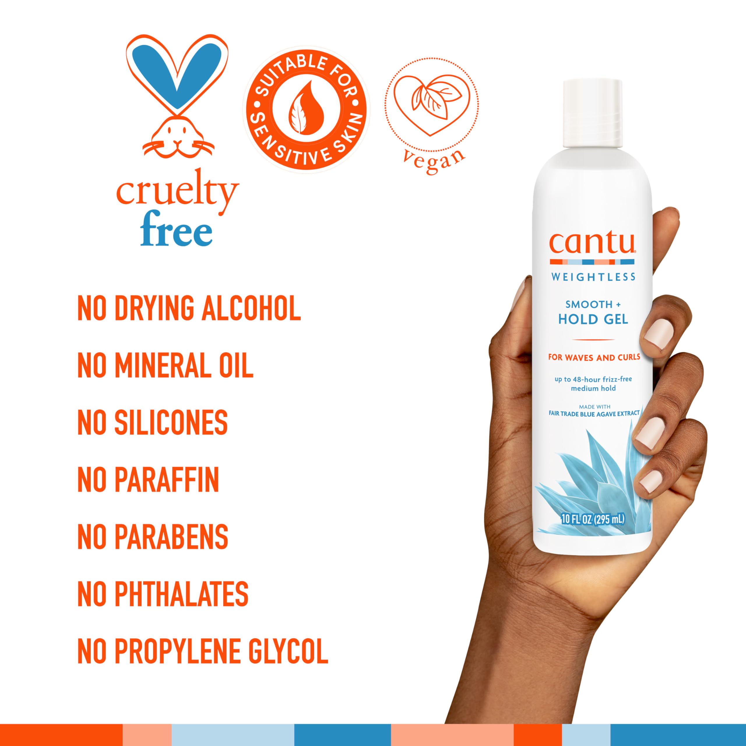 Foto 6 pulgar | Gel Cantu Weightless Smooth + Hold 300 Ml - Venta Internacional.
