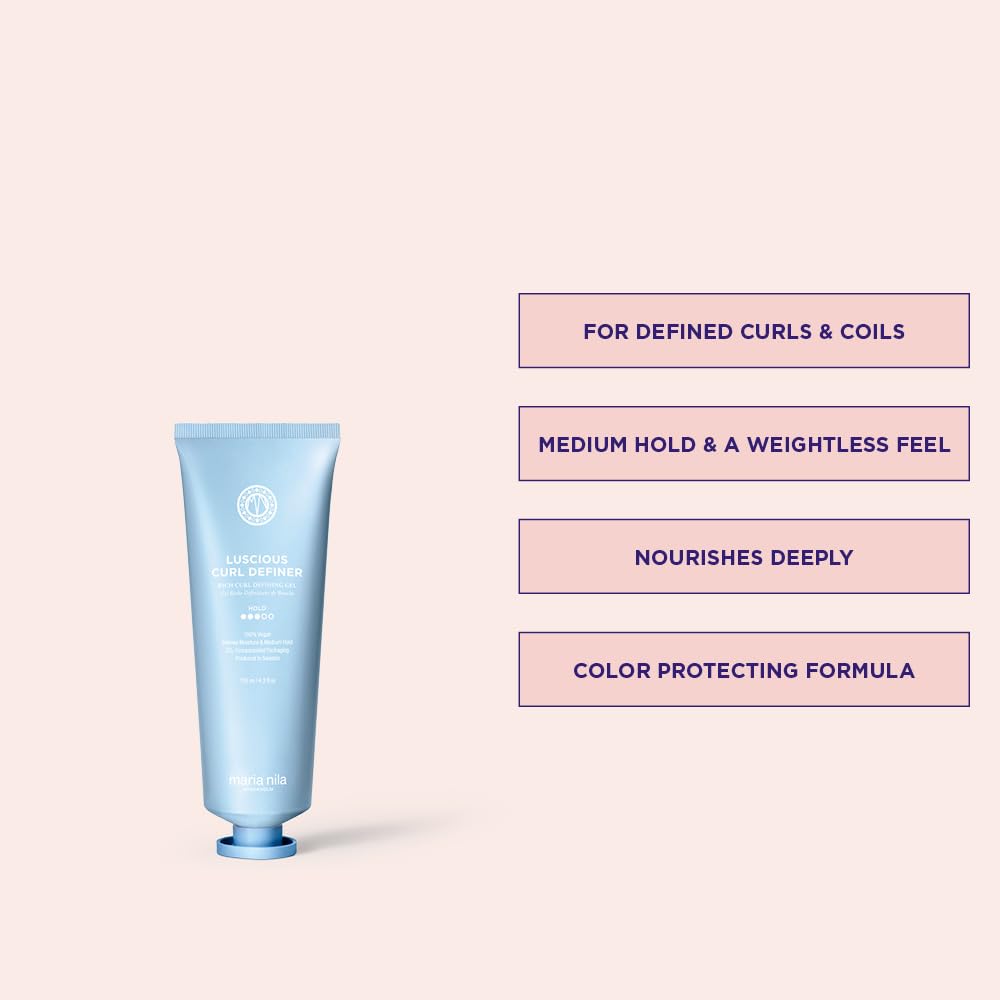 Foto 3 pulgar | Gel De Peinado Maria Nila Coils & Curls Luscious Curl Definer 125 Ml - Venta Internacional.