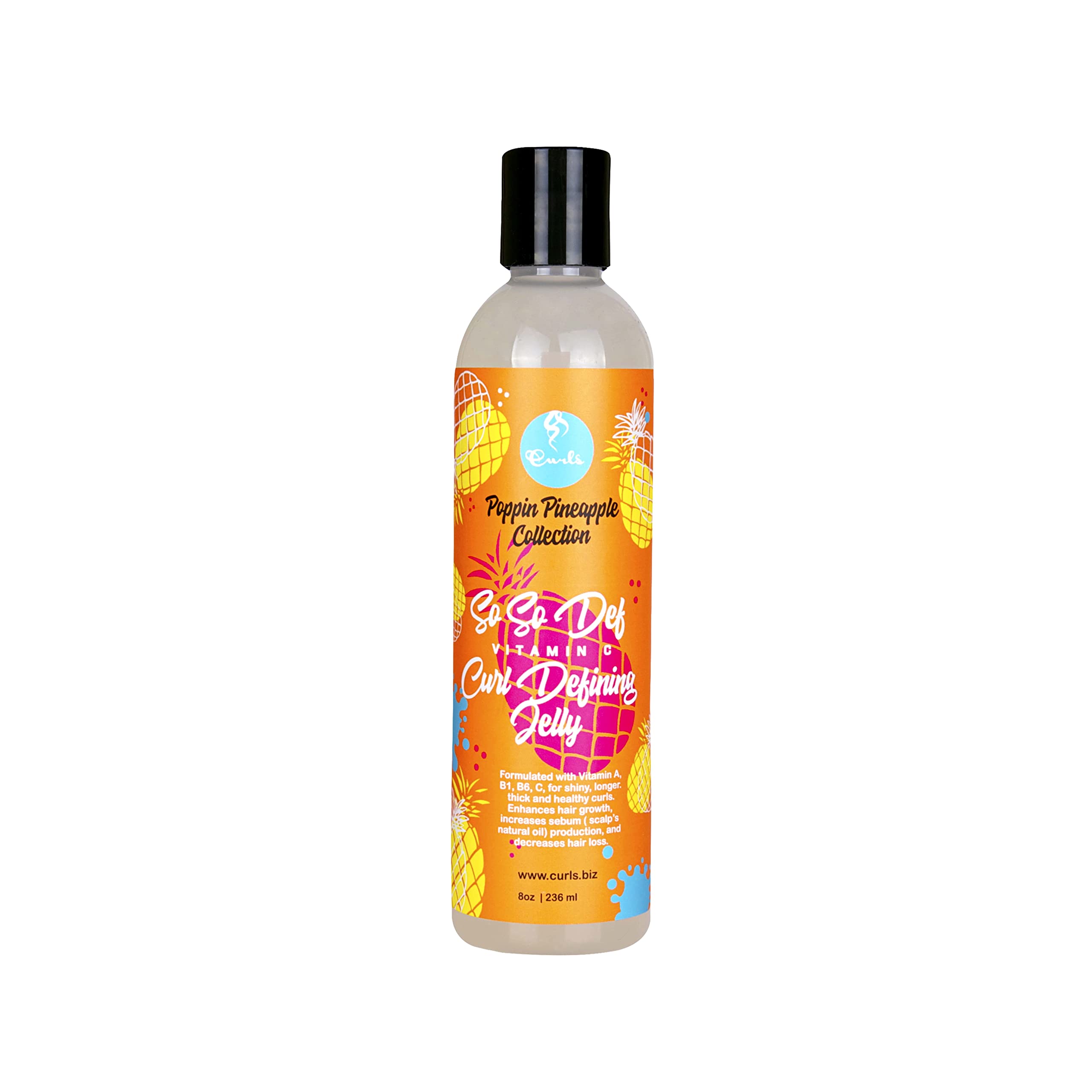 Foto 2 pulgar | Jelly Curls Para Definir El Cabello Poppin Pineapple So So Def 240 Ml - Venta Internacional.