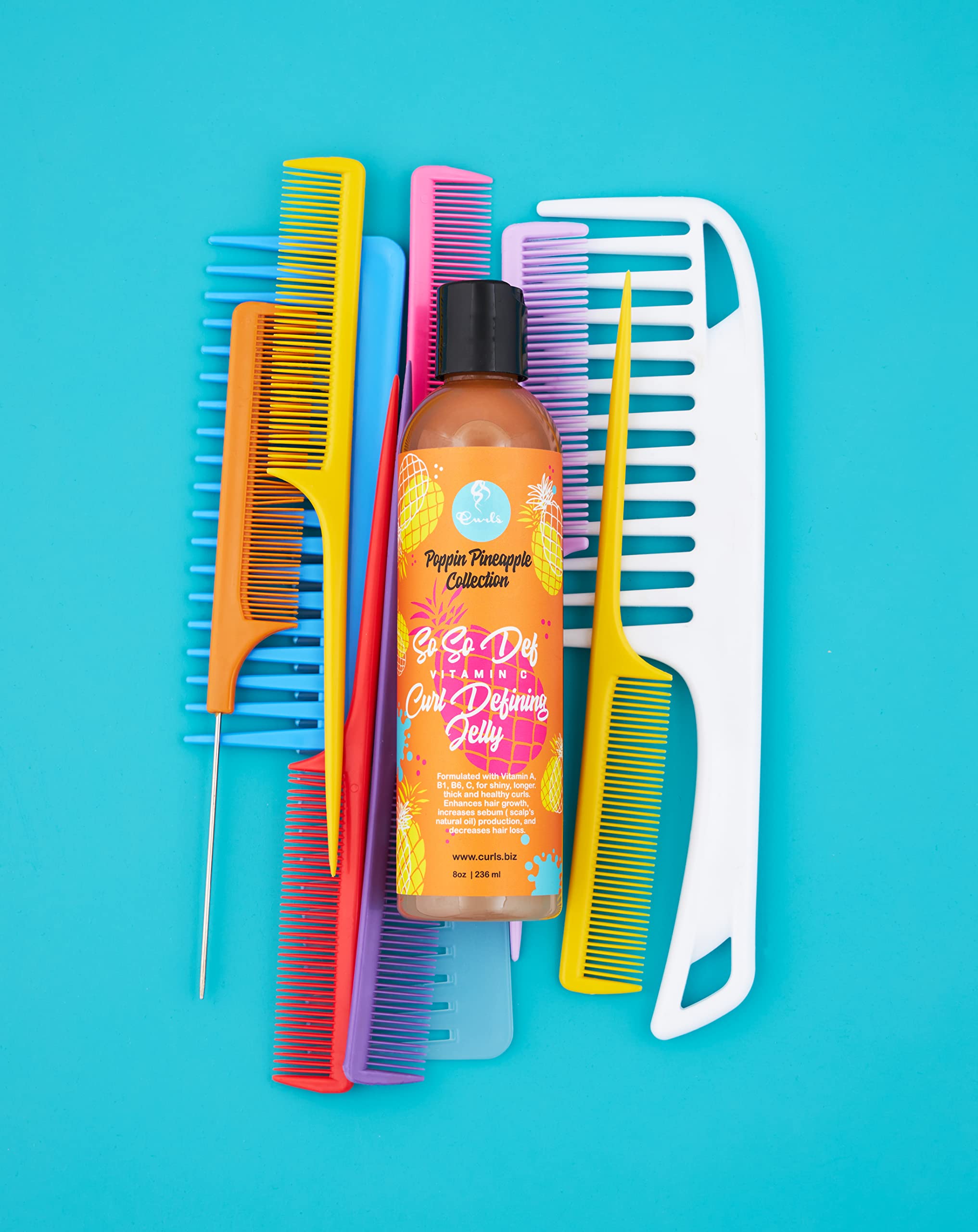 Foto 5 pulgar | Jelly Curls Para Definir El Cabello Poppin Pineapple So So Def 240 Ml - Venta Internacional.