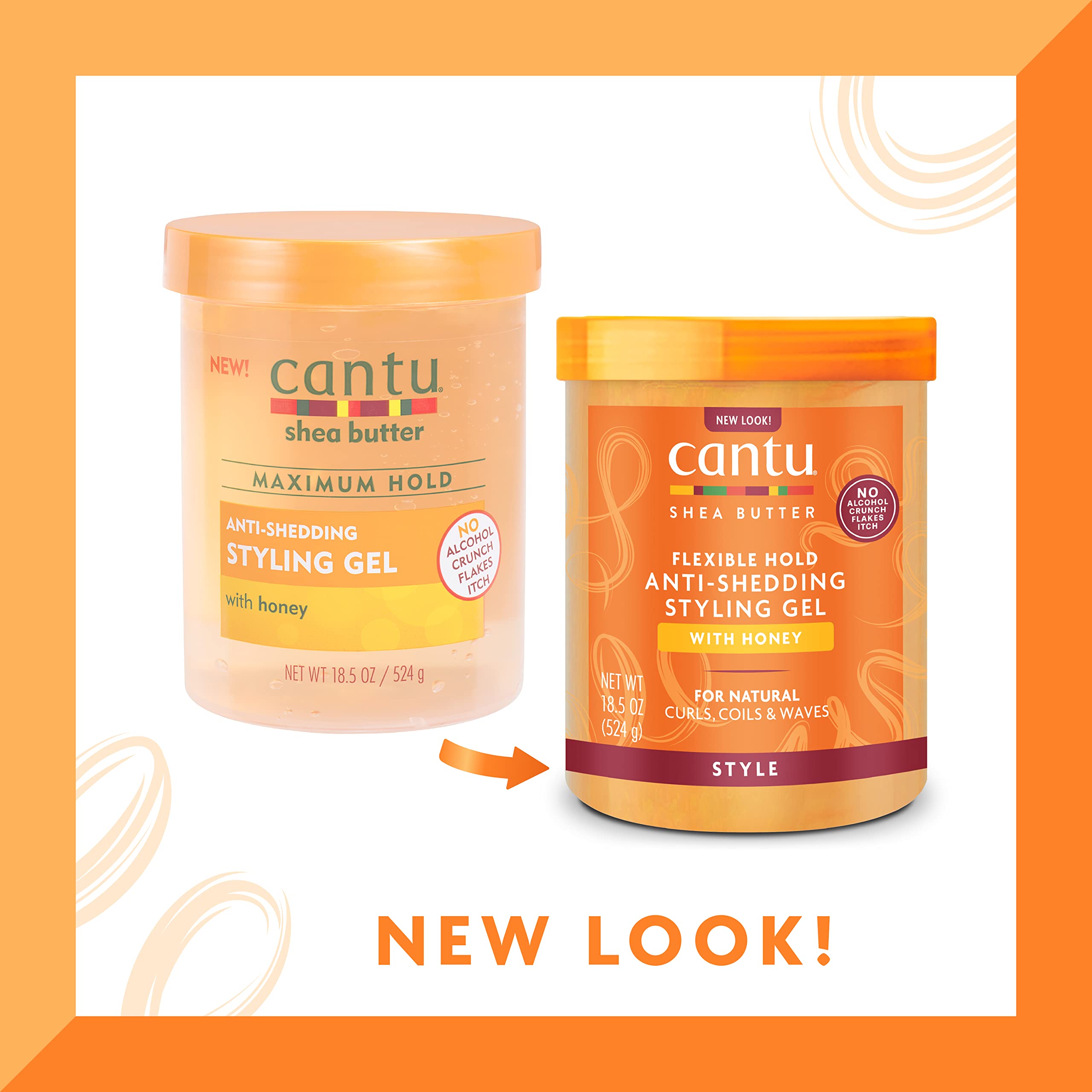 Foto 2 | Gel Para Peinar Cantu  Anticaída  Con Fijación Flexible A La Miel  550 Ml - Venta Internacional.