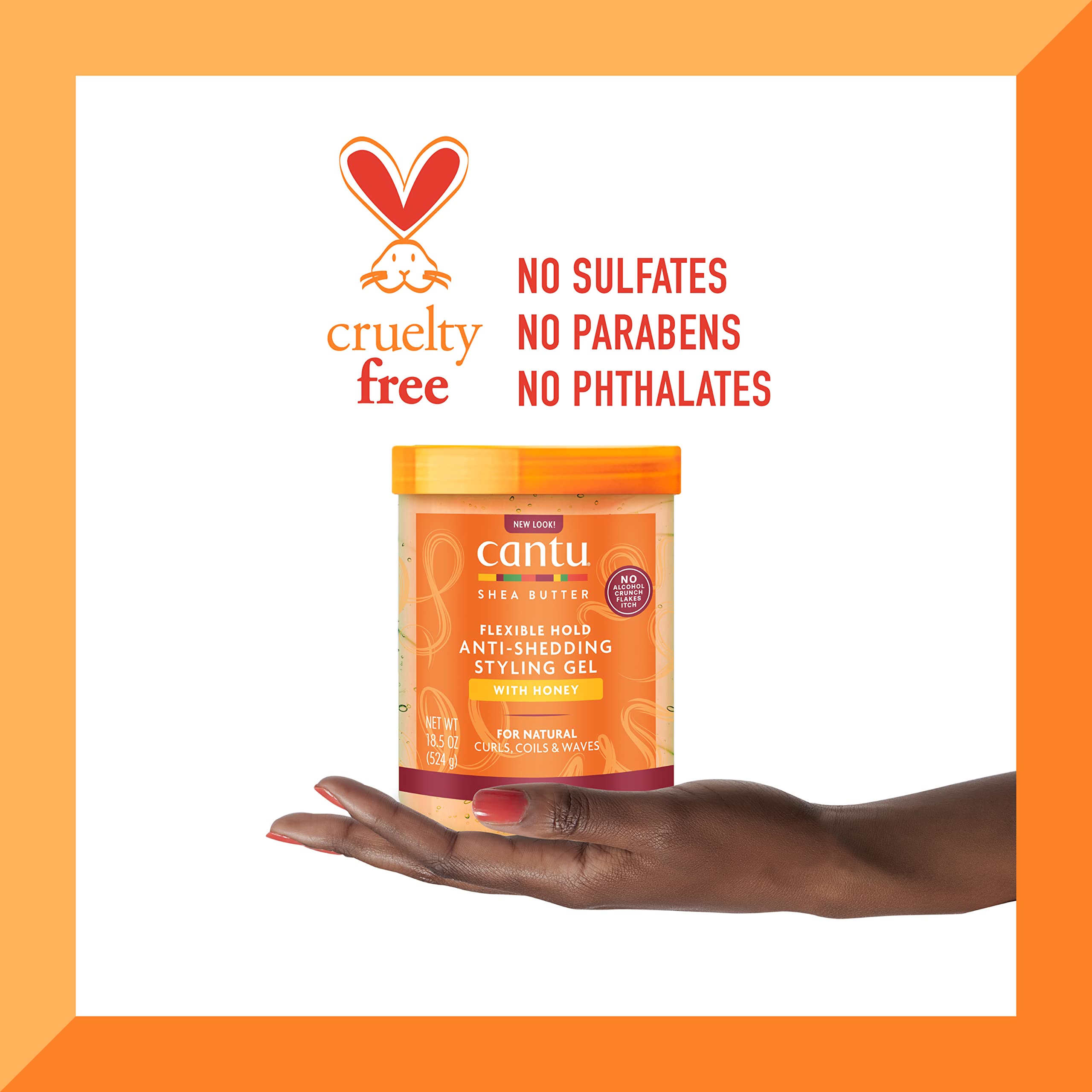 Foto 8 pulgar | Gel Para Peinar Cantu  Anticaída  Con Fijación Flexible A La Miel  550 Ml - Venta Internacional.