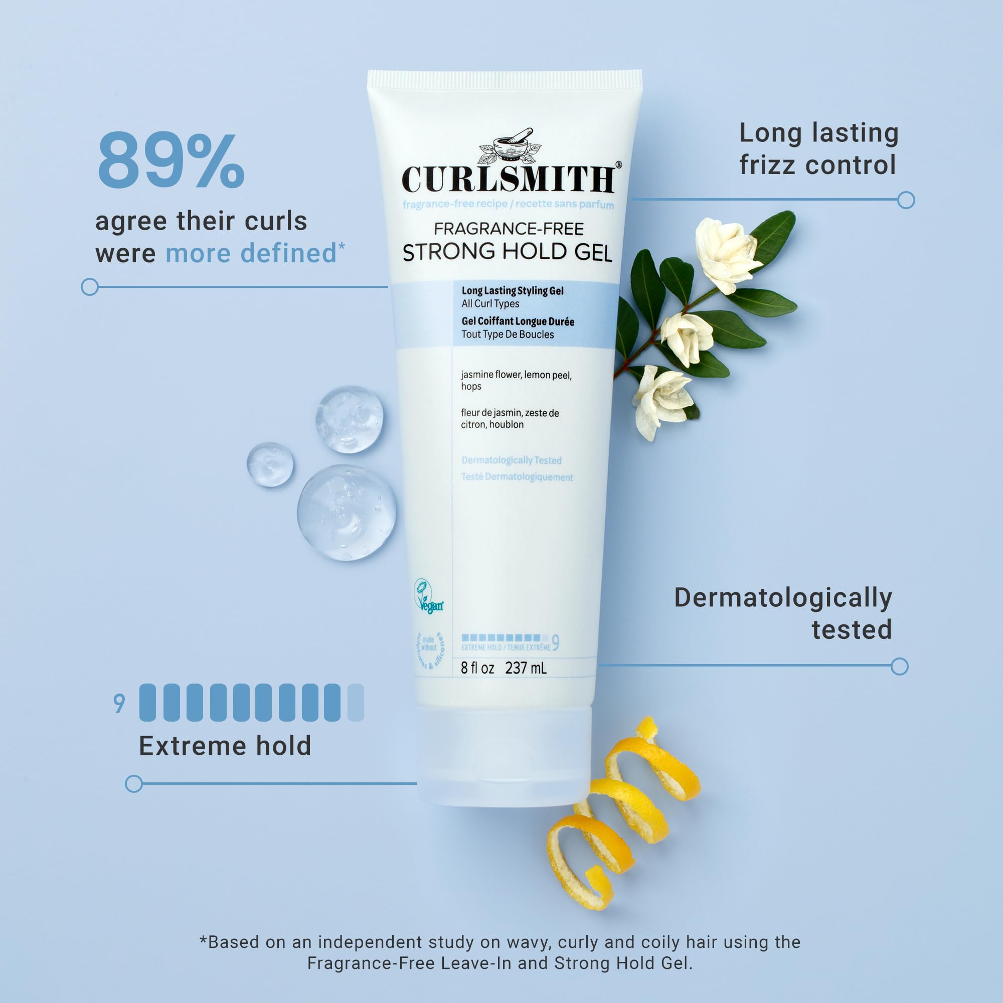 Foto 2 | Gel De Peinado Curlsmith  Sin Fragancia  De Fijación Fuerte  240 Ml - Venta Internacional.