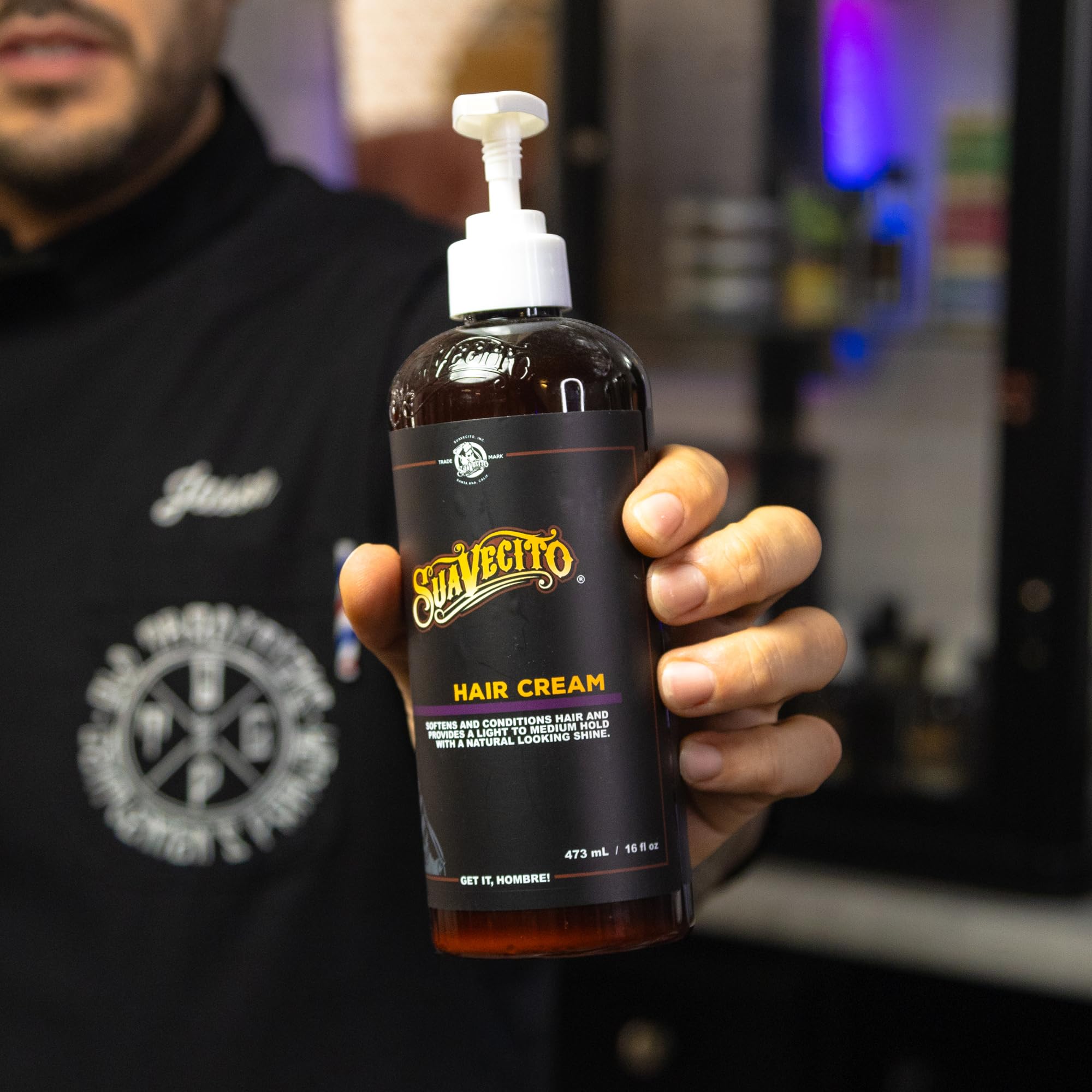 Foto 7 pulgar | Crema Para El Cabello Suavecito Medium Shine Light Hold 473ml - Venta Internacional.