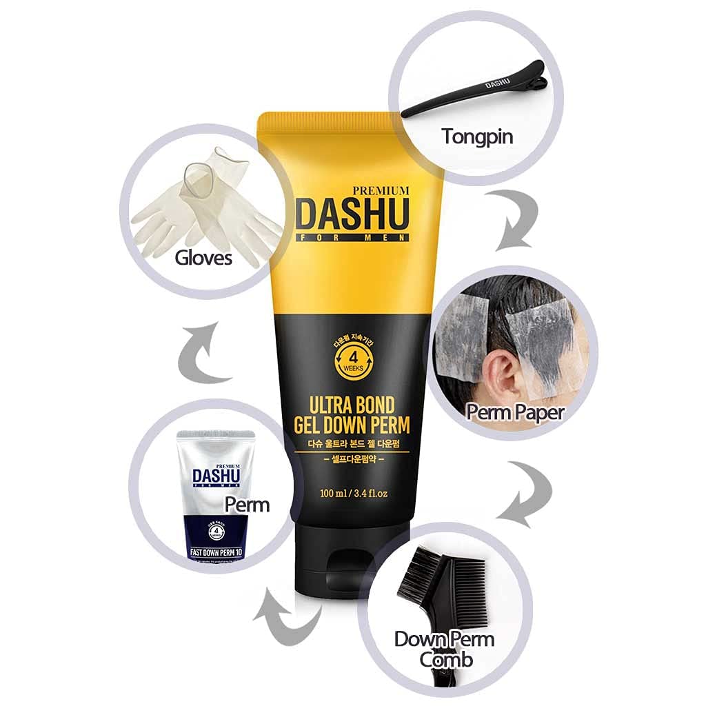 Foto 3 pulgar | Gel Para El Cabello Down Perm Dashu Premium Ultra Bond 100 Ml Frizz Control - Venta Internacional.
