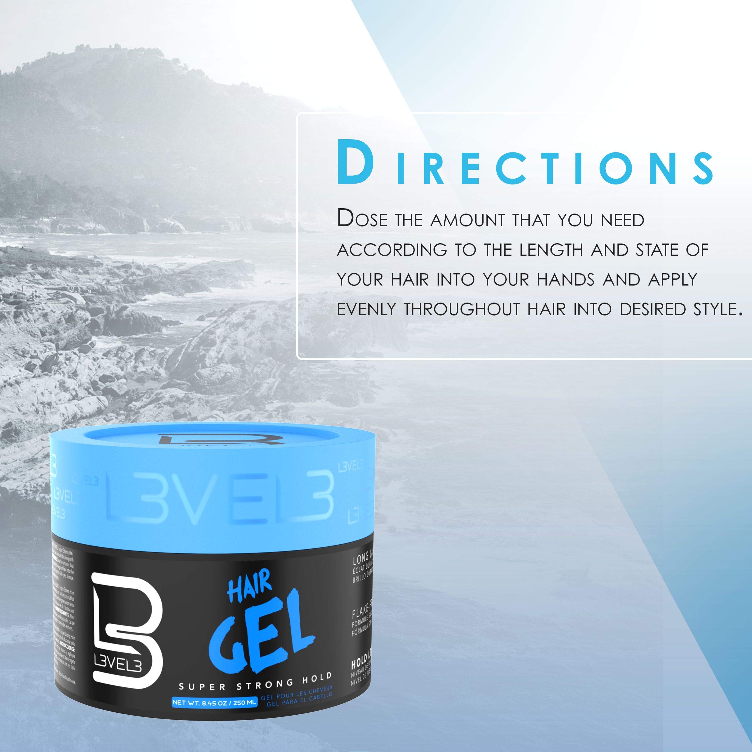 Foto 4 pulgar | Gel Para El Cabello L3  Superfuerte  Sin Escamas  Brillo Duradero - Venta Internacional.
