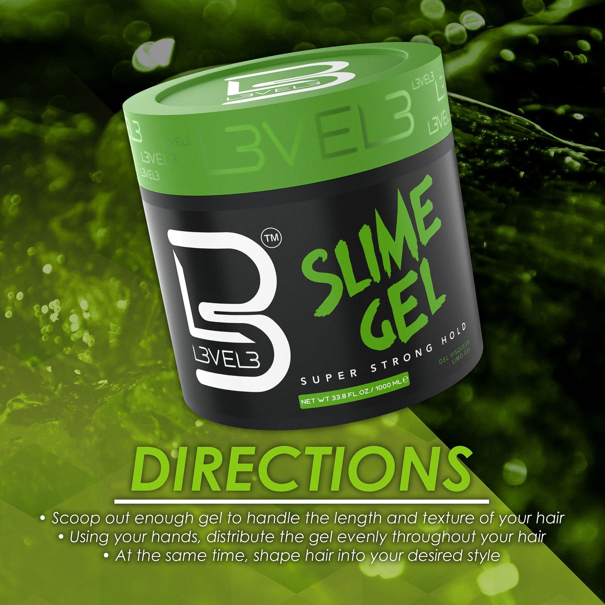 Foto 5 pulgar | Gel Para Peinar El Cabello L3 Level 3 Slime Gel Strong Control - Venta Internacional.