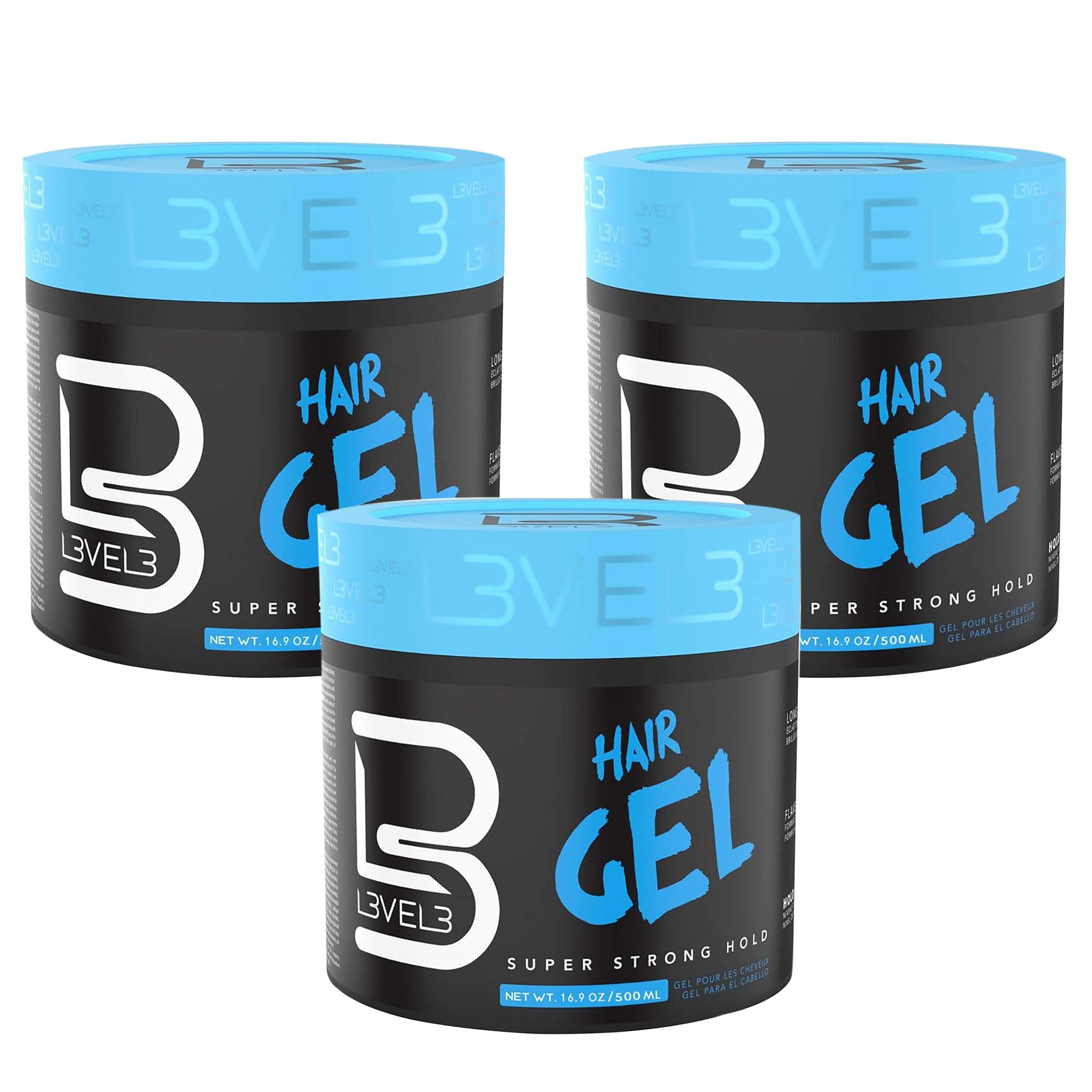 Foto 2 pulgar | Gel Para El Cabello L3 Level 3 Super Strong Hold  500 Ml  Para Hombres Y Mujeres - Venta Internacional.
