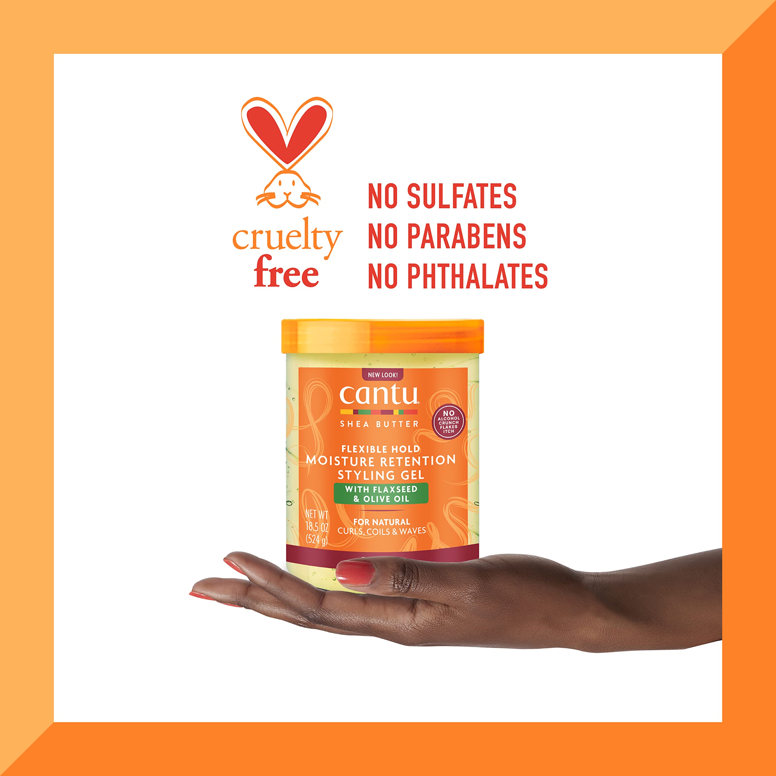 Foto 8 pulgar | Gel Para Peinar Cantu Con Retención De Humedad Con Linaza Y Aceite De Oliva - Venta Internacional.