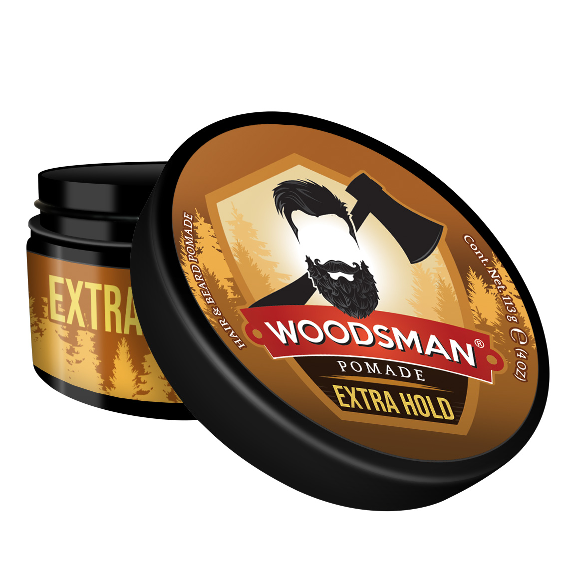 Foto 6 pulgar | Pomada Woodsman para Cabello Y Barba Fijación Extra Firme 113g 4oz