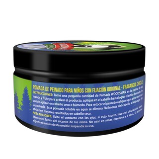 Foto 5 | Pomada Woodsman para Cabello Aroma Chicle 113g 4oz para Niños