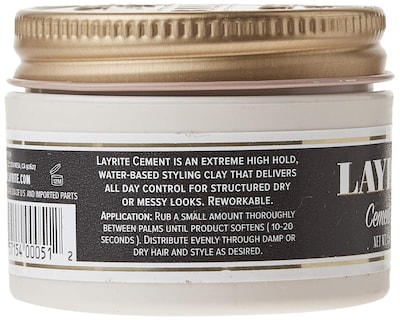 Foto 3 | Arcilla Para El Cabello Layrite Deluxe Cement 45 Ml - Venta Internacional.