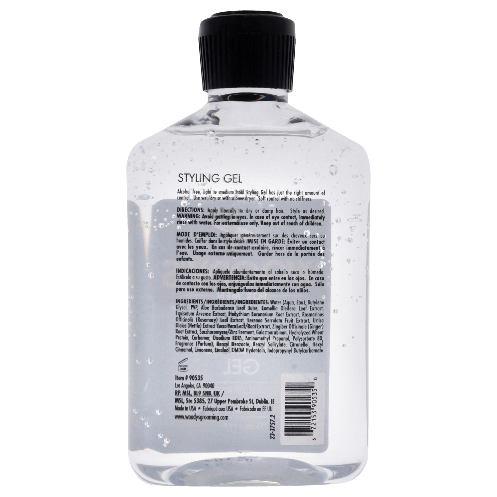 Foto 3 pulgar | Gel de Peinado Woody's para Hombre 355 ml - Venta Internacional