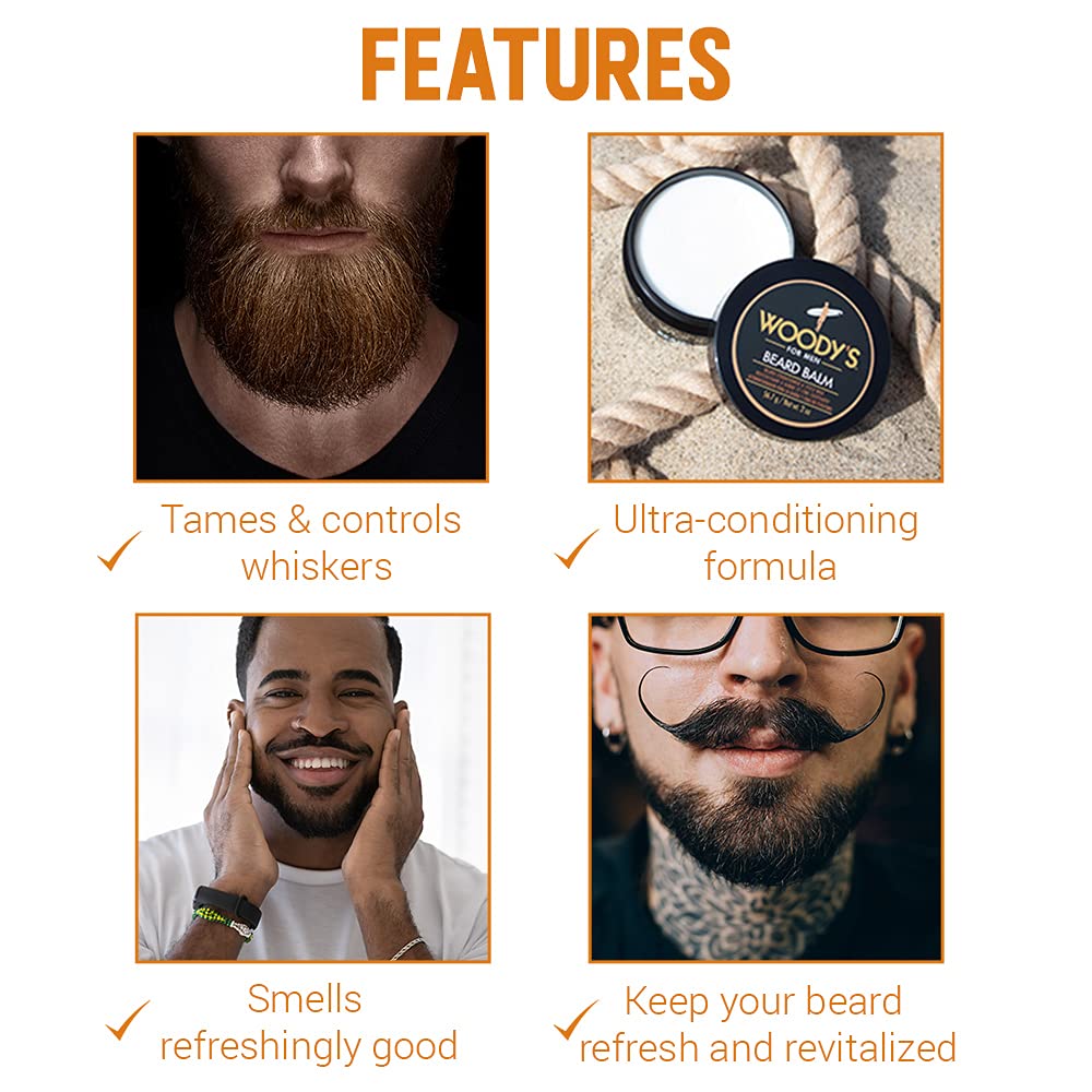 Foto 5 pulgar | Bálsamo Para Barba Woody, Acondicionador Y Cera Para Peinar 2 En 1, 60 Ml - Venta Internacional.