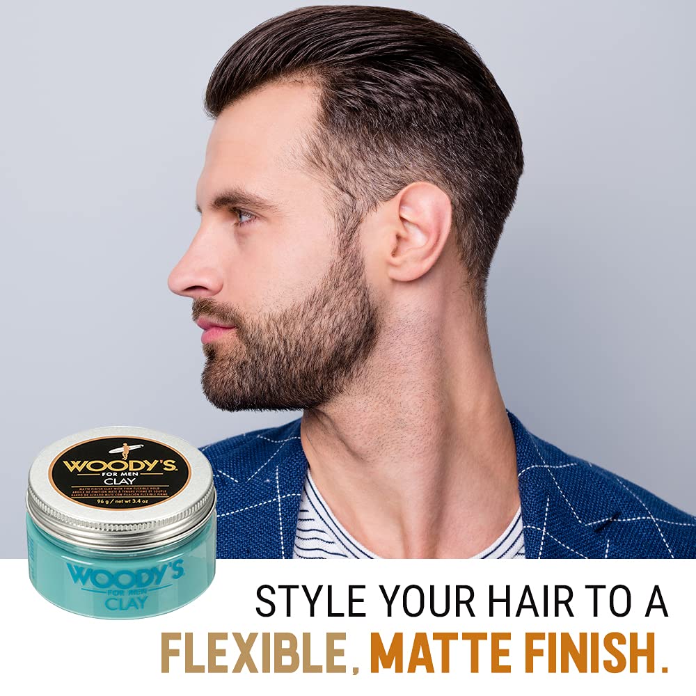 Foto 4 pulgar | Arcilla Clay Wood's Para Hombre, Acabado Mate, Firme Y Flexible, 100 Ml - Venta Internacional.