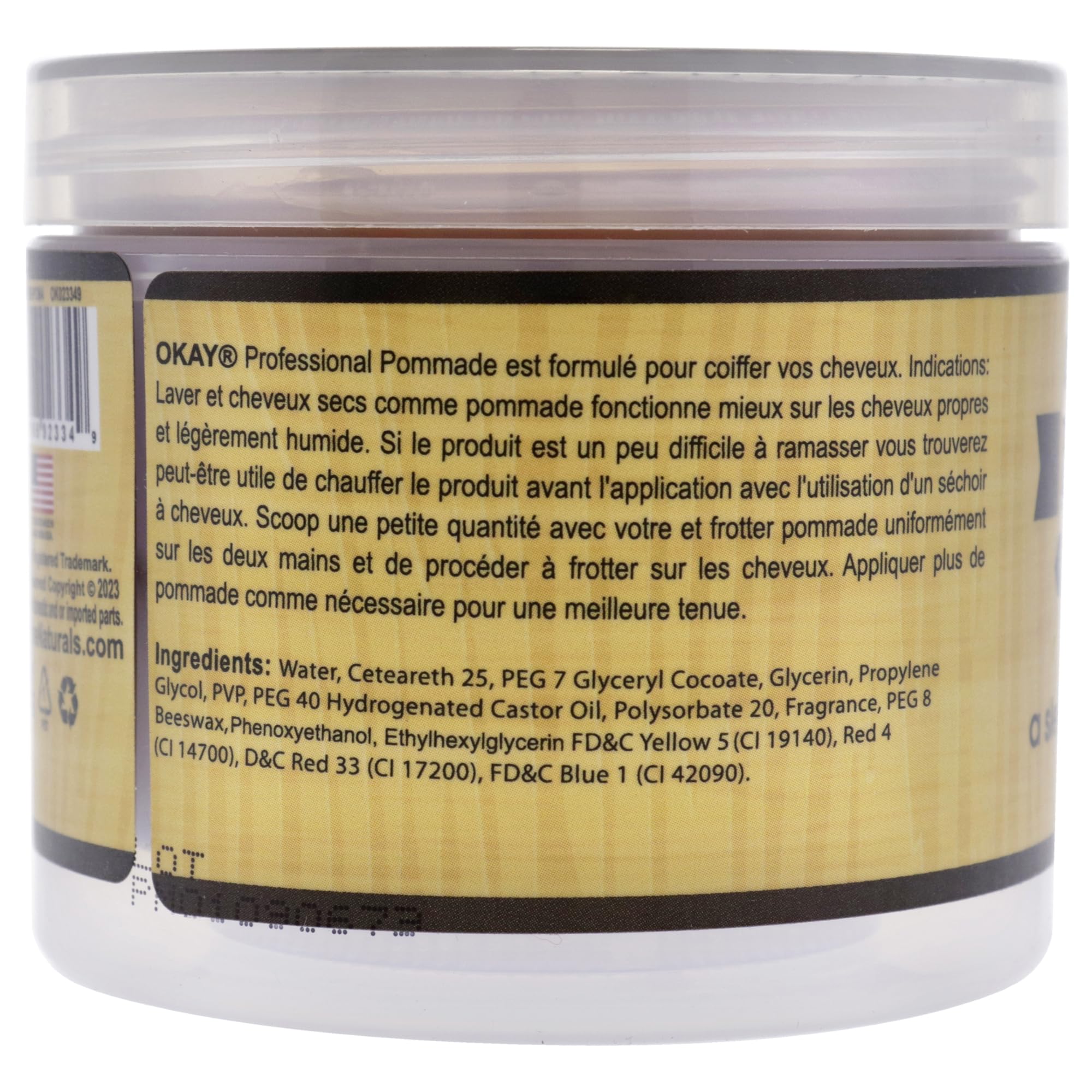 Foto 2 | Aceite De Ricino Pomade Okay-men Para Barba Y Cabello, 120 Ml - Venta Internacional.