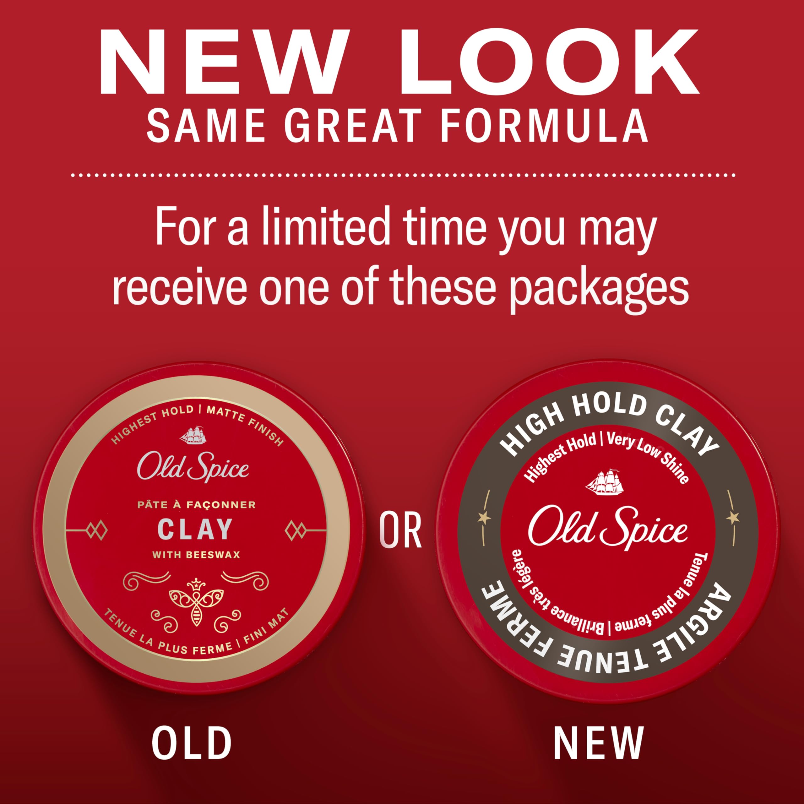 Foto 3 pulgar | Arcilla Para Peinar Old Spice High Hold, 65 Ml, Para Hombre - Venta Internacional.