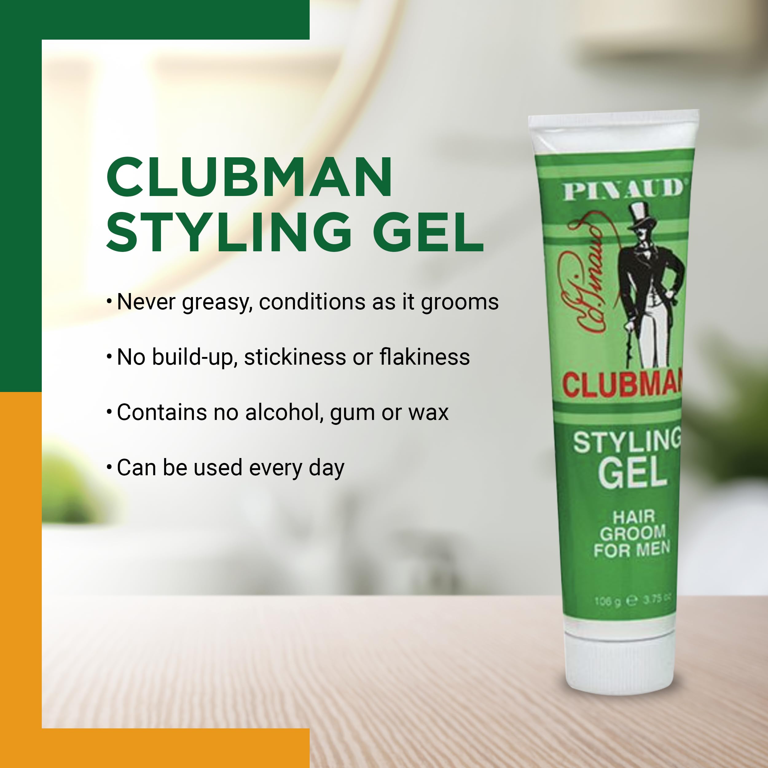 Foto 3 | Gel Para Peinar Hair Groom Clubman Pinaud Para Hombre, 110 Ml X6 - Venta Internacional.