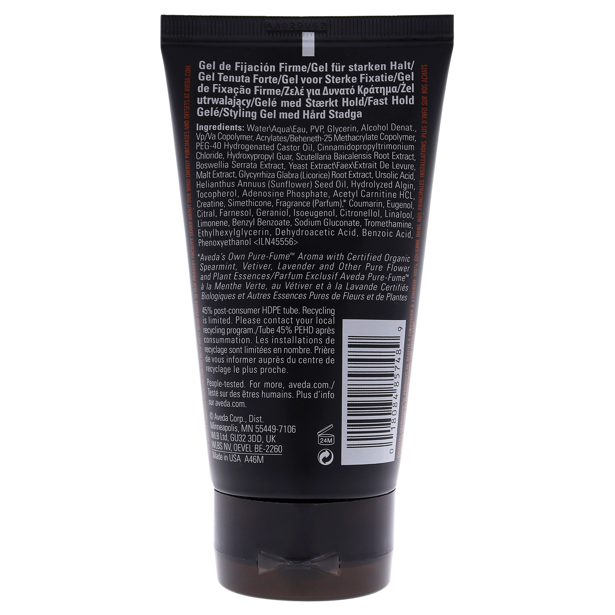 Foto 2 | Gel Aveda Pure-formance Firm Hold Para Hombre, 150 Ml - Venta Internacional.