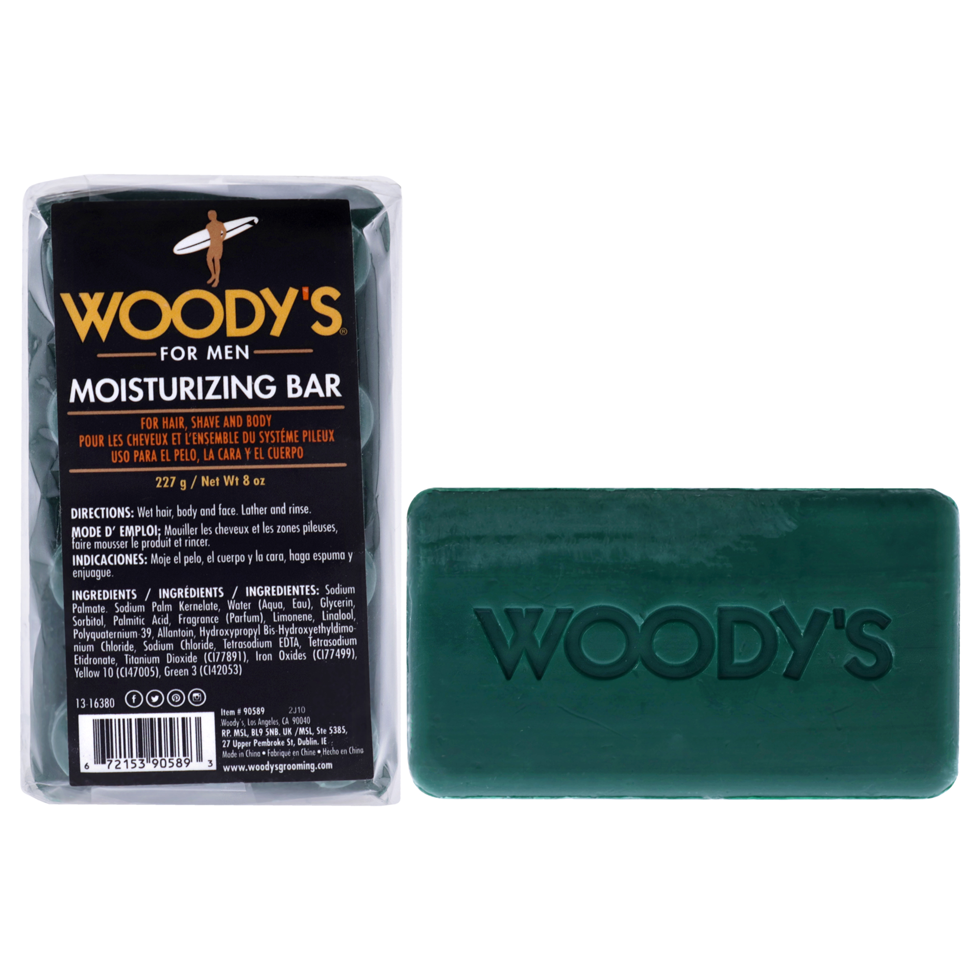 Foto 2 pulgar | Barra Corporal Hidratante Soap Woodys, 240 Ml, Unisex - Venta Internacional.