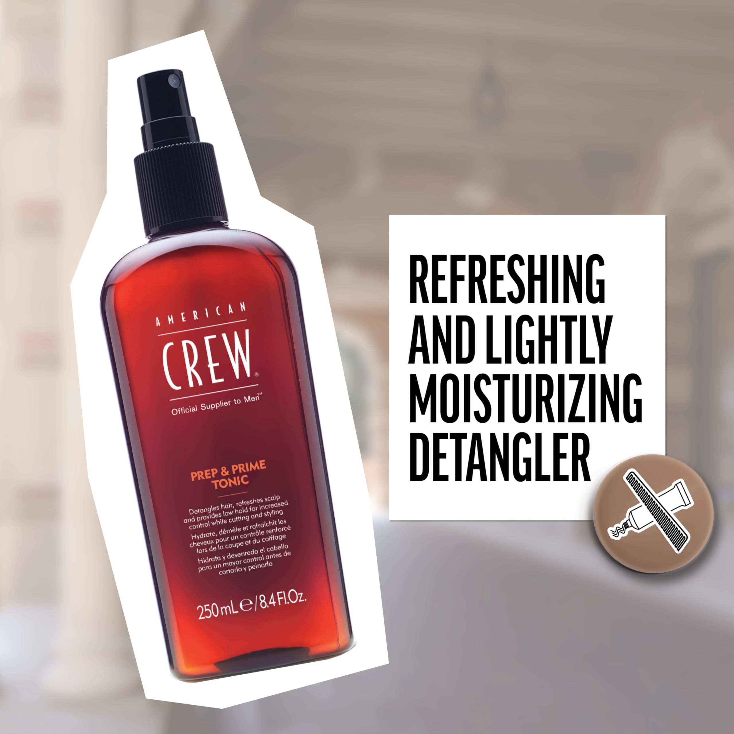 Foto 5 | Tónico Hair Prep & Prime American Crew 250 Ml - Venta Internacional.