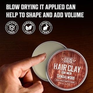 Foto 6 | Arcilla Para El Cabello Viking Revolution Sandalwood, 60 Ml, Para Hombre - Venta Internacional.