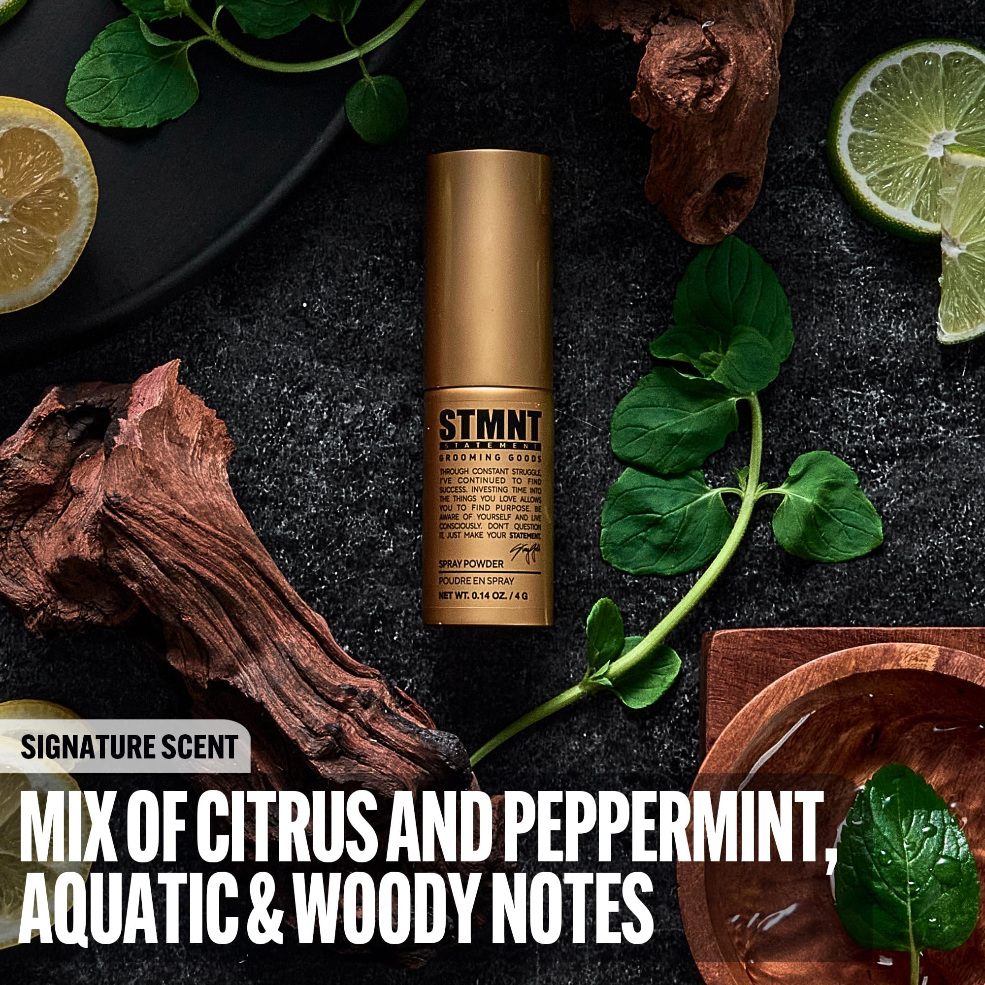 Foto 5 pulgar | Polvo En Aerosol Stmnt Grooming Goods  Acabado Extra Mate  4 Ml - Venta Internacional.