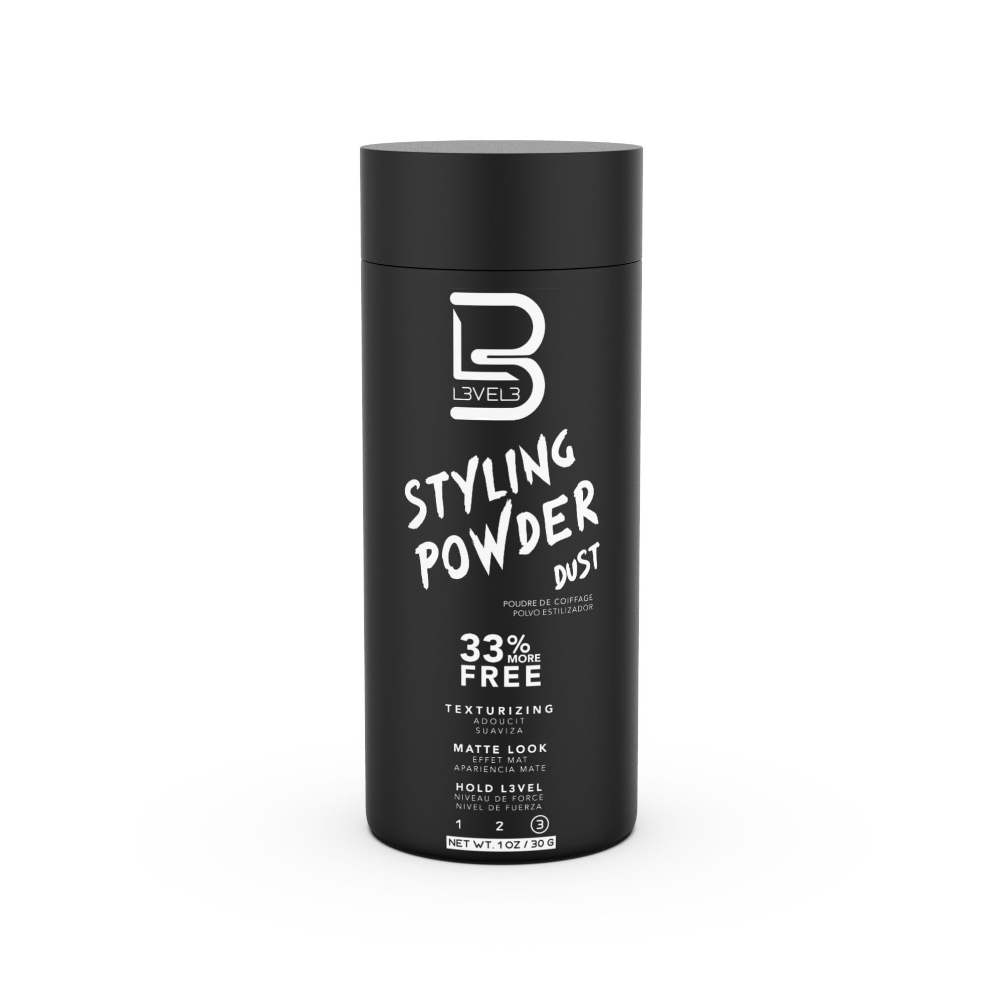 Polvo De Peinado L3 Level 3 Natural Look Para Hombre  30 G - Venta Internacional.