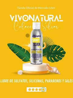 Foto 2 | Shampoo Matizador Silver 250ml Cabello Rubio