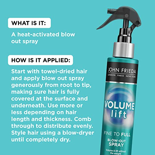 Foto 8 pulgar | Venta Internacional - Blow-Out Spray John Frieda Volume Lift Fine to Full 120 Ml