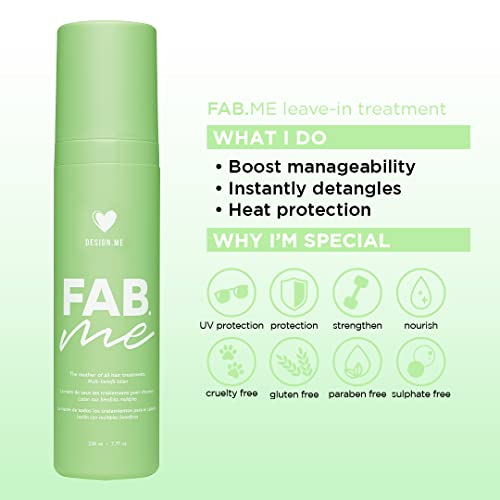 Foto 2 | Venta Internacional - Spray Acondicionador Sin Enjuague Design.me Fab.me (verde)