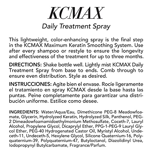 Foto 3 pulgar | Venta Internacional - Spray De Tratamiento Diario Keratin Complex Kcmax, 5 Oz