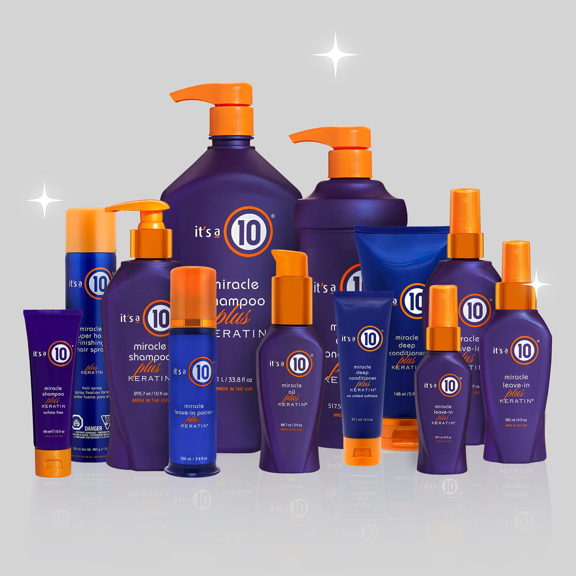 Foto 8 pulgar | Spray para Cabello It's A 10 Miracle Leave-in Plus Keratin 300 ml - Venta Internacional