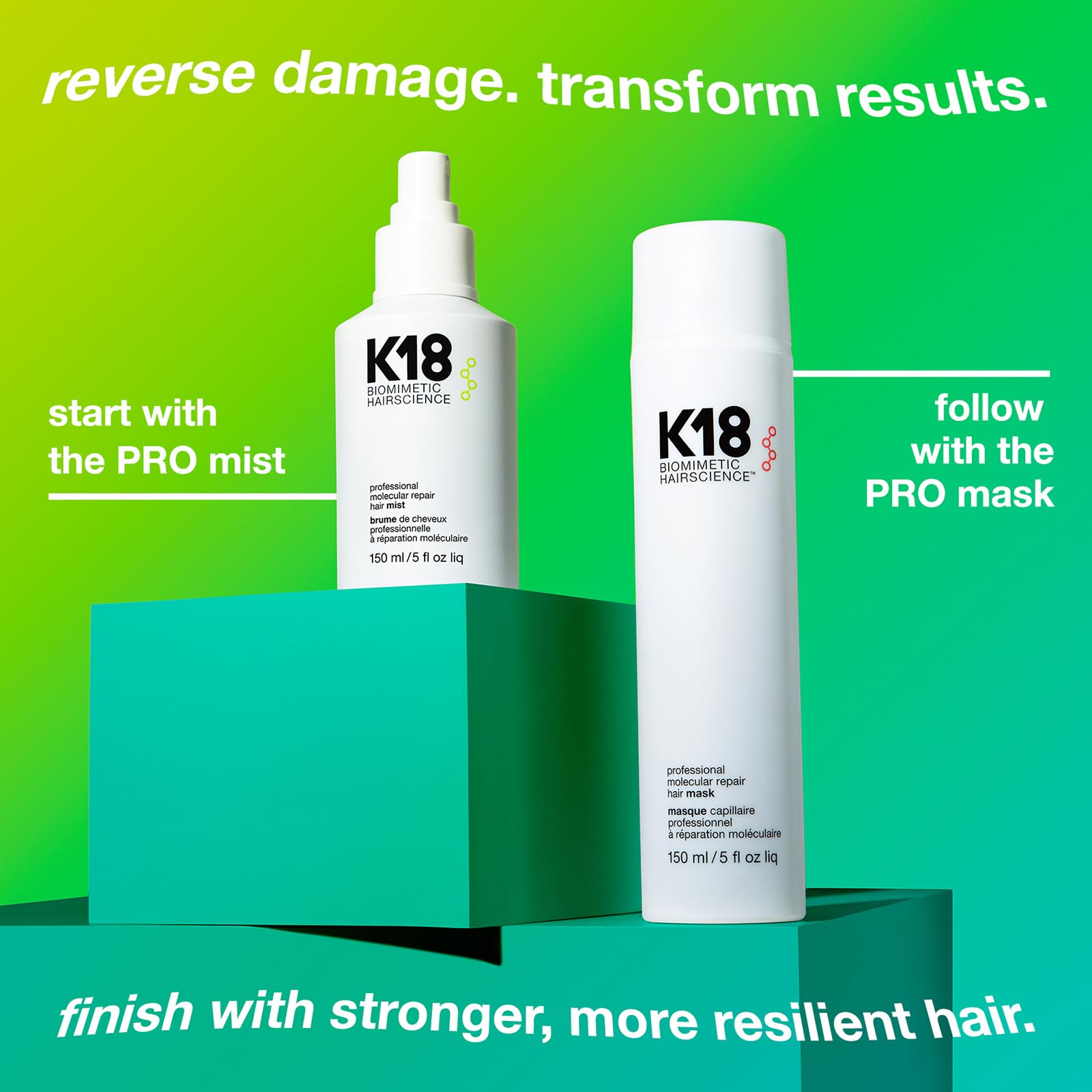 Foto 6 pulgar | Repair Mist K18 Professional Molecular para Cabello Dañado 150 ml - Venta Internacional