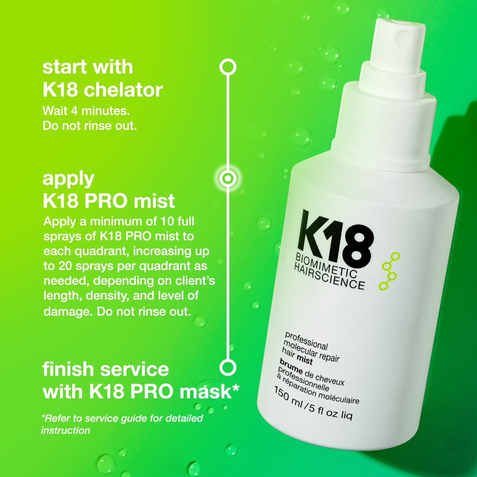 Foto 7 pulgar | Repair Mist K18 Professional Molecular para Cabello Dañado 150 ml - Venta Internacional