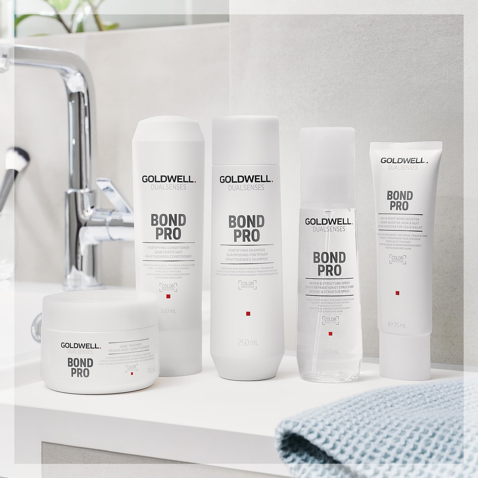 Foto 4 pulgar | Spray Goldwell Dualsenses Bond Pro Reparador y Estructural 150 Ml - Venta Internacional