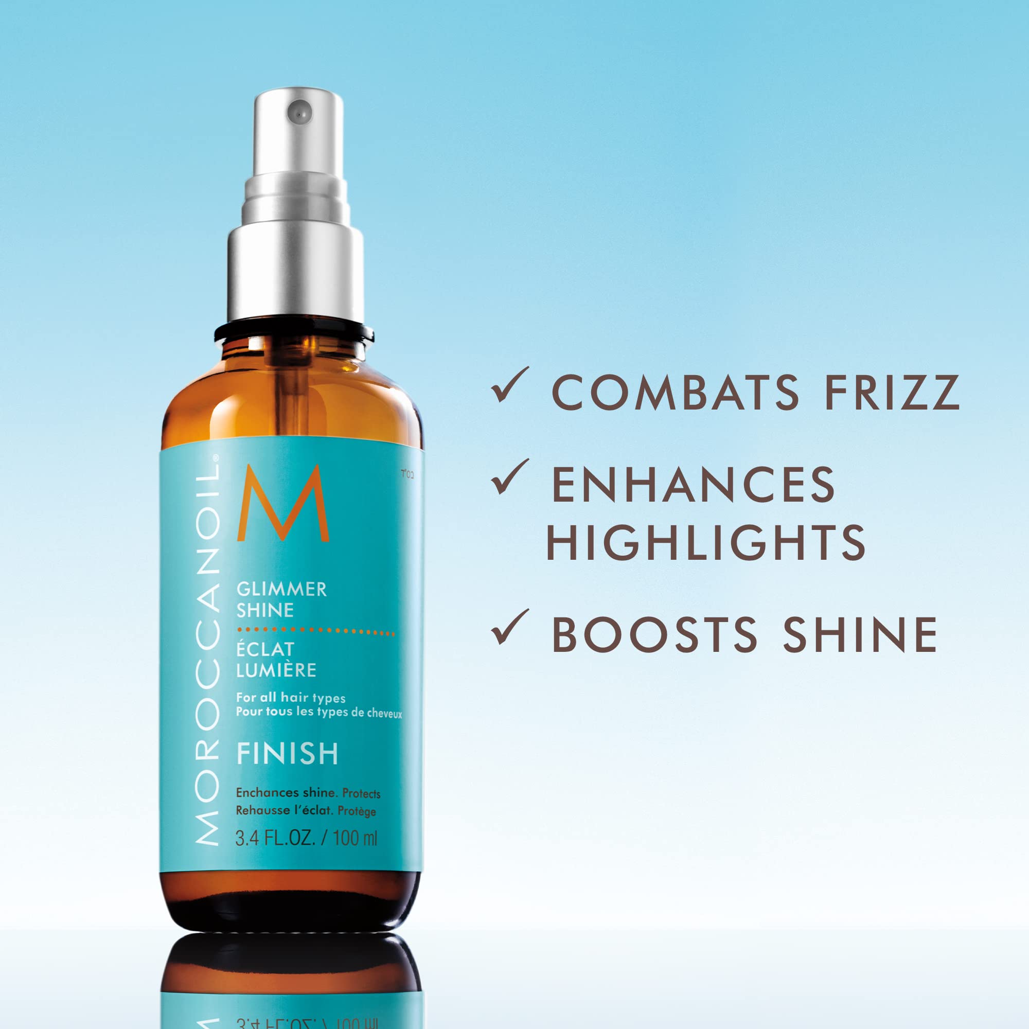 Foto 5 pulgar | Spray para el Cabello Moroccanoil Glimmer Shine 100 ml - Venta Internacional