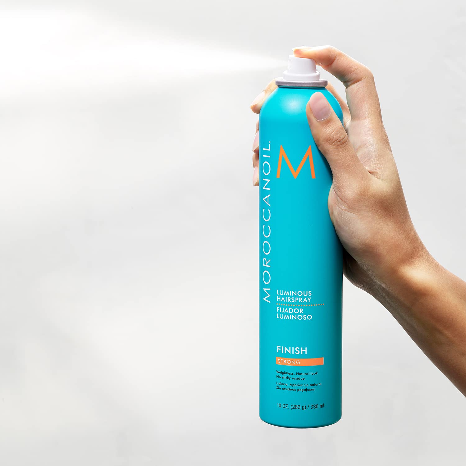 Foto 7 pulgar | Laca para Cabello Moroccanoil Luminous Strong Hold con Aceite de Argán 300 ml - Venta Internacional