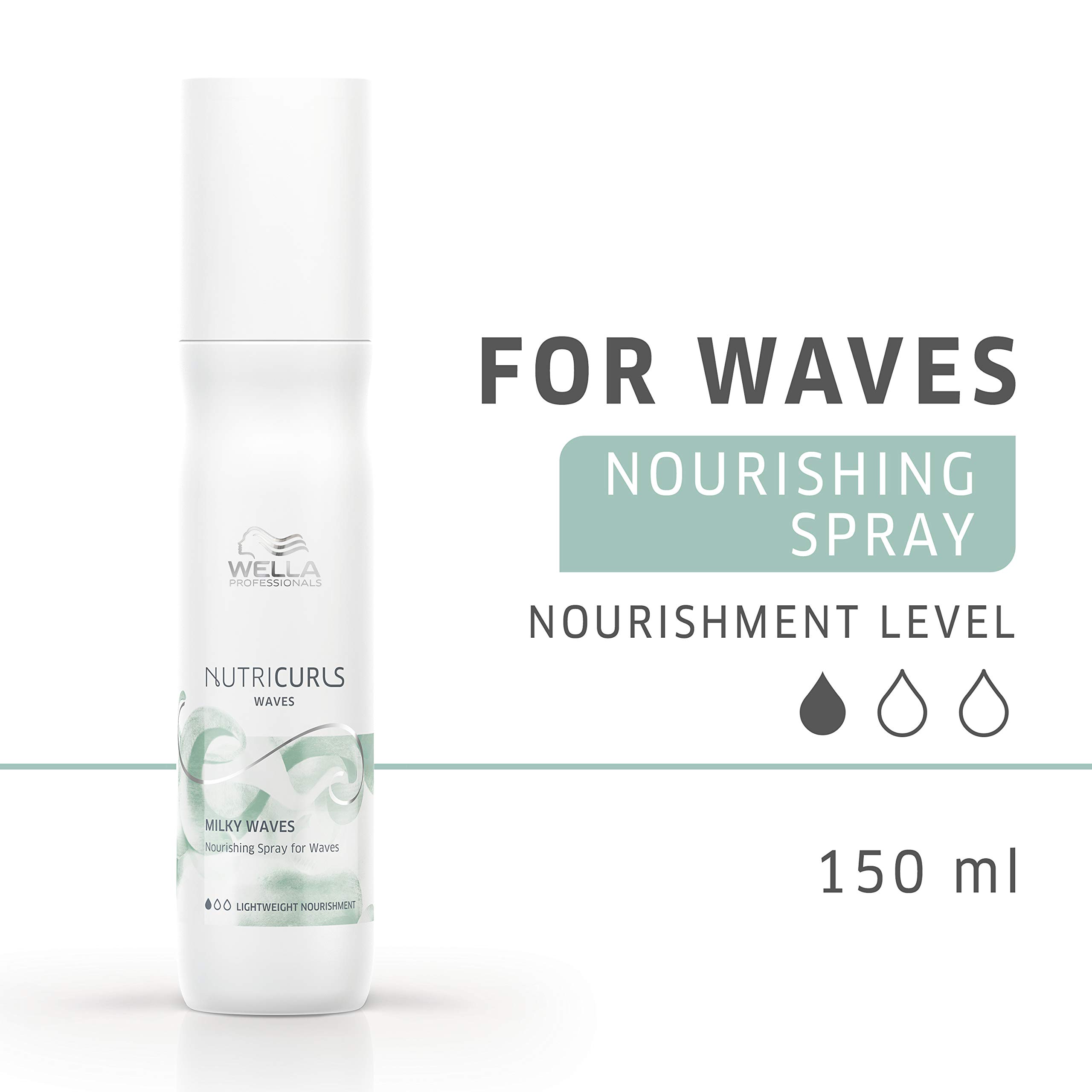 Foto 3 pulgar | Spray Nutricurls Milky Waves De Wella Professionals 150 Ml - Venta Internacional