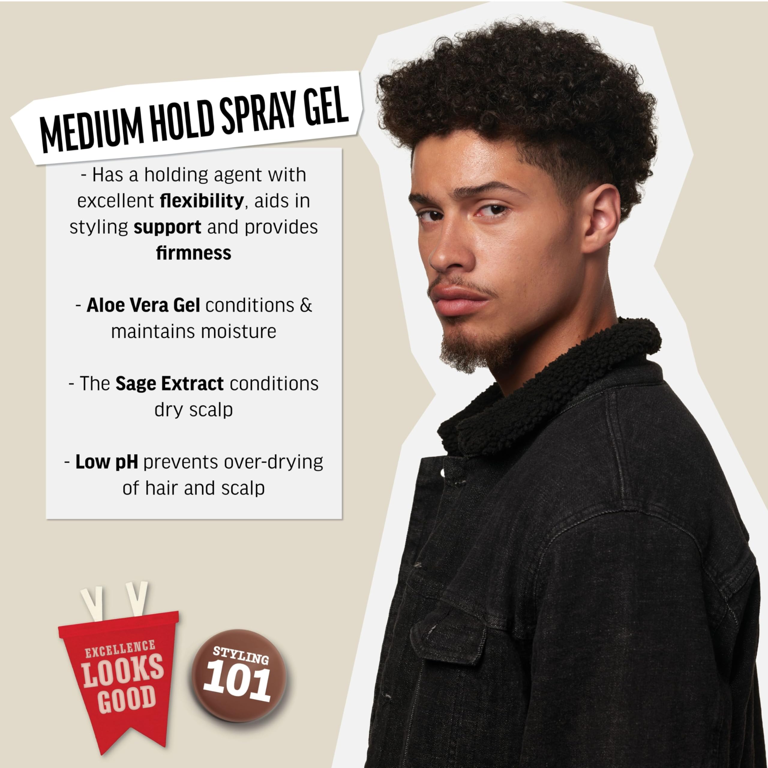 Foto 2 | Spray Para El Cabello American Crew Medium Hold 250 Ml Para Hombre - Venta Internacional.