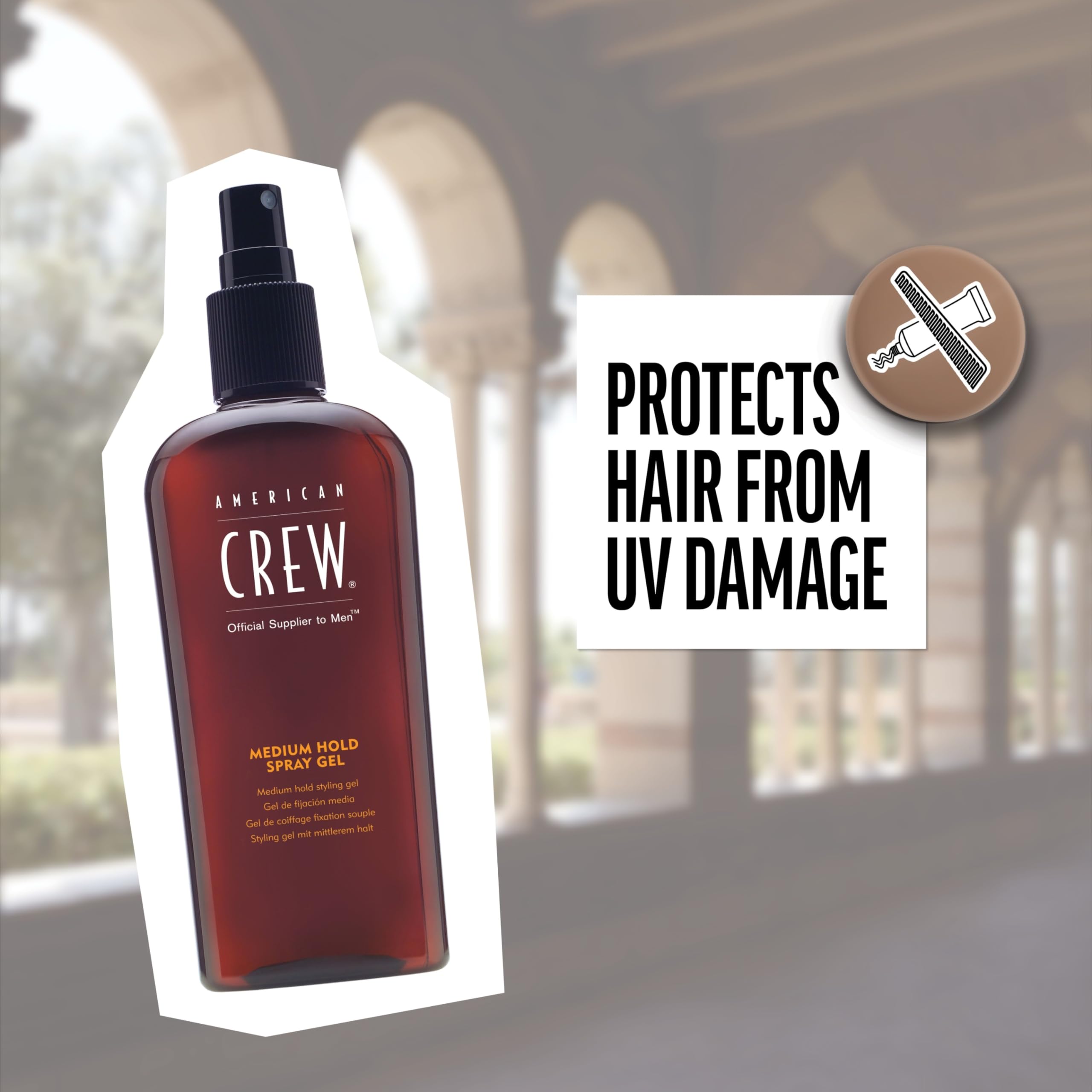 Foto 4 | Spray Para El Cabello American Crew Medium Hold 250 Ml Para Hombre - Venta Internacional.