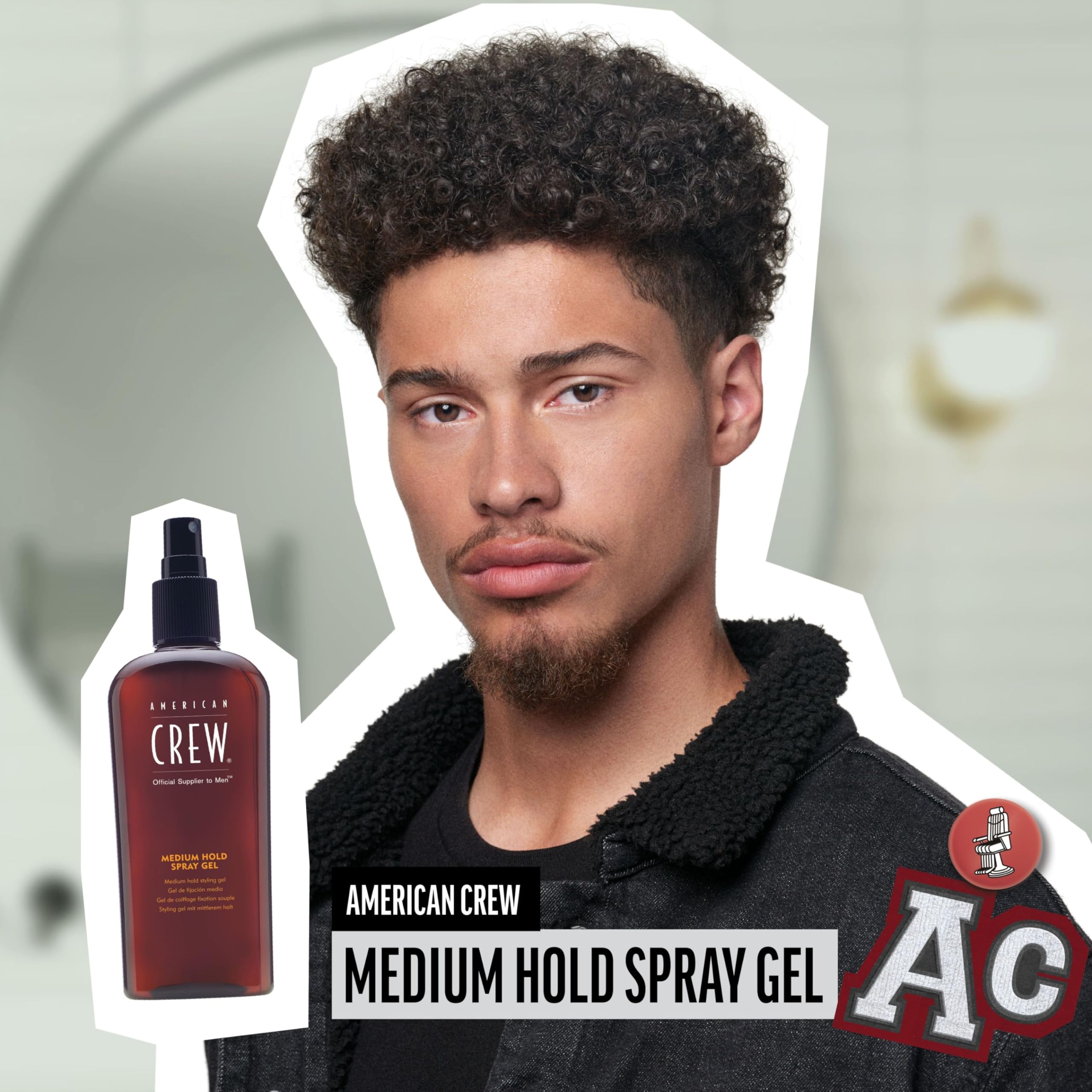 Foto 5 | Spray Para El Cabello American Crew Medium Hold 250 Ml Para Hombre - Venta Internacional.