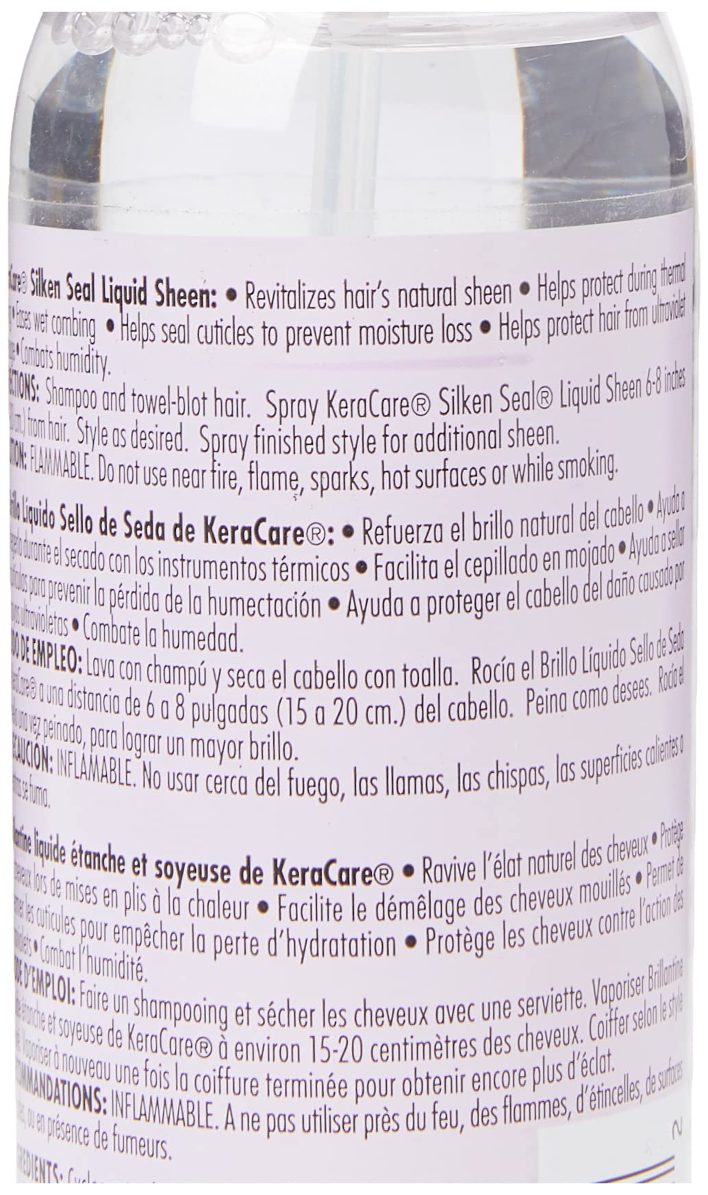 Foto 3 pulgar | Spray Keracare Silken Seal Liquid Sheen Avlon De 120 Ml - Venta Internacional.