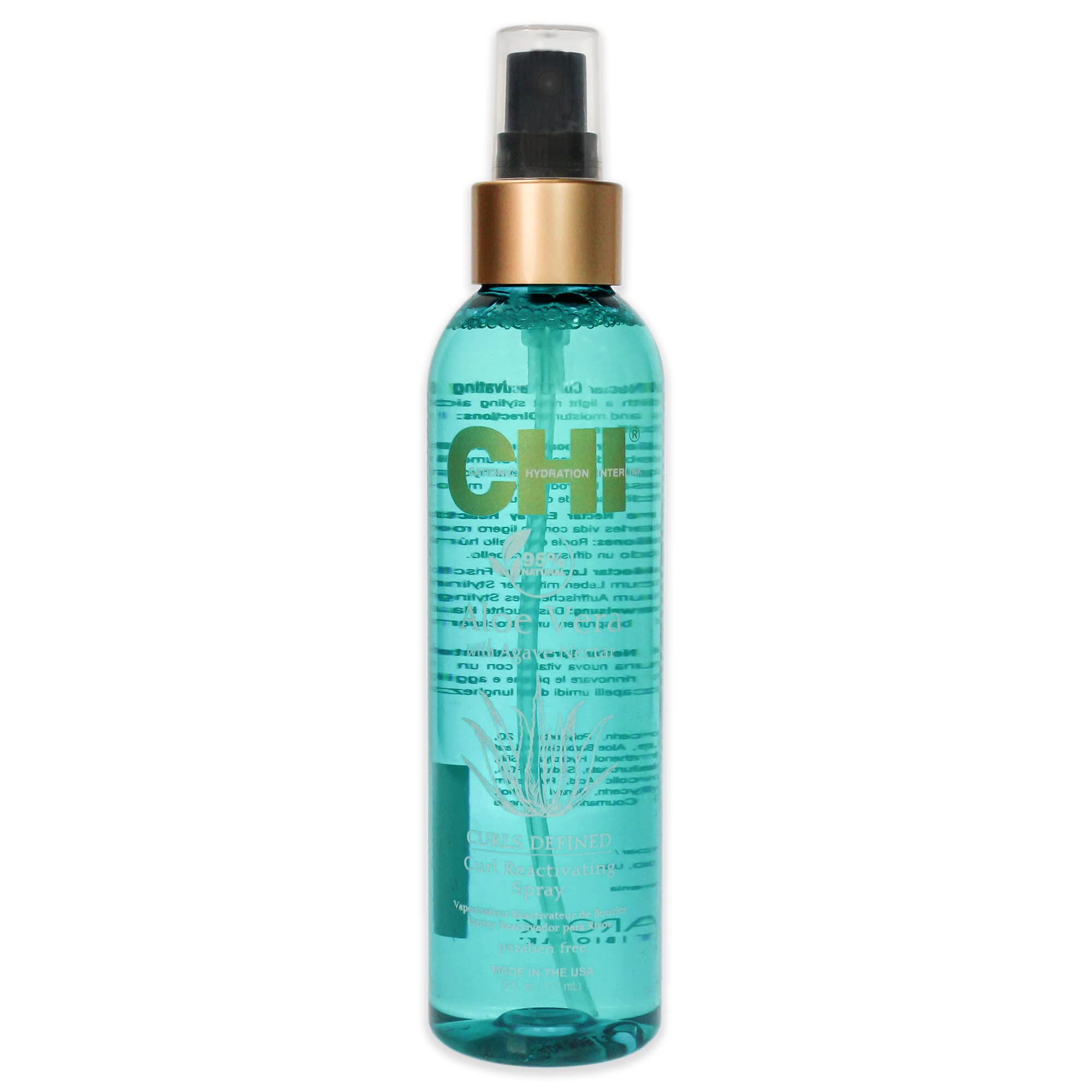 Spray Reactivador De Rizos Chi Aloe Vera 95% Natural 180 Ml - Venta Internacional.