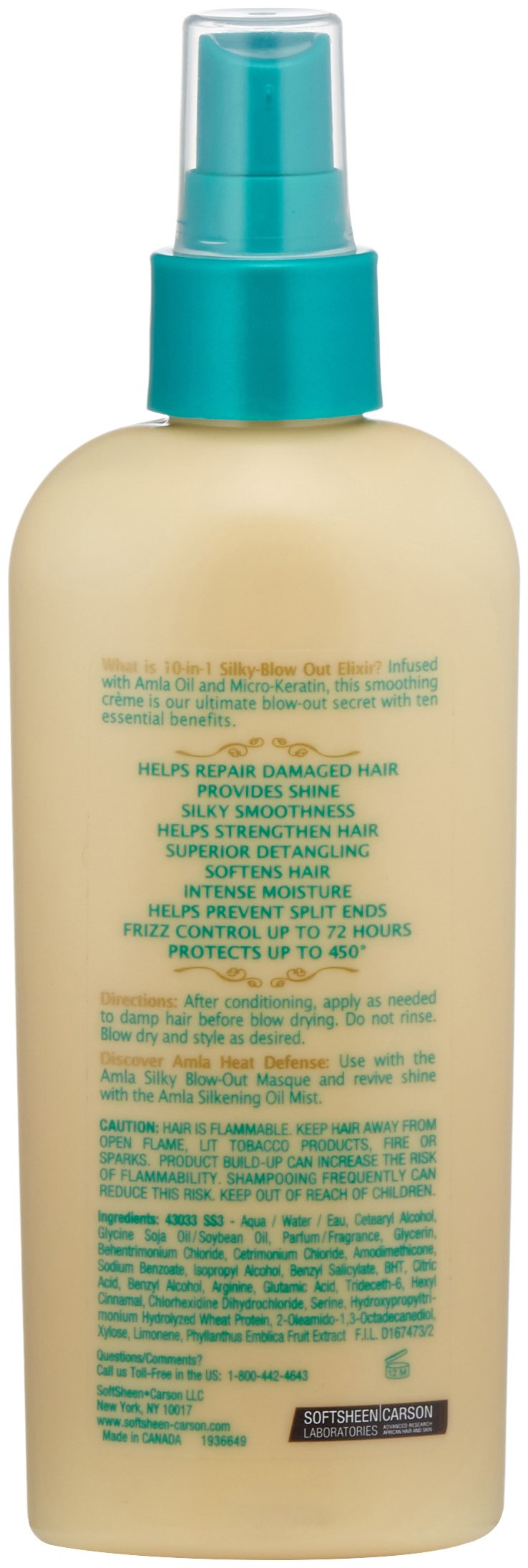 Foto 3 pulgar | Blow-out Elixir Softsheen-carson Optimum Salon Amla 180 Ml - Venta Internacional.