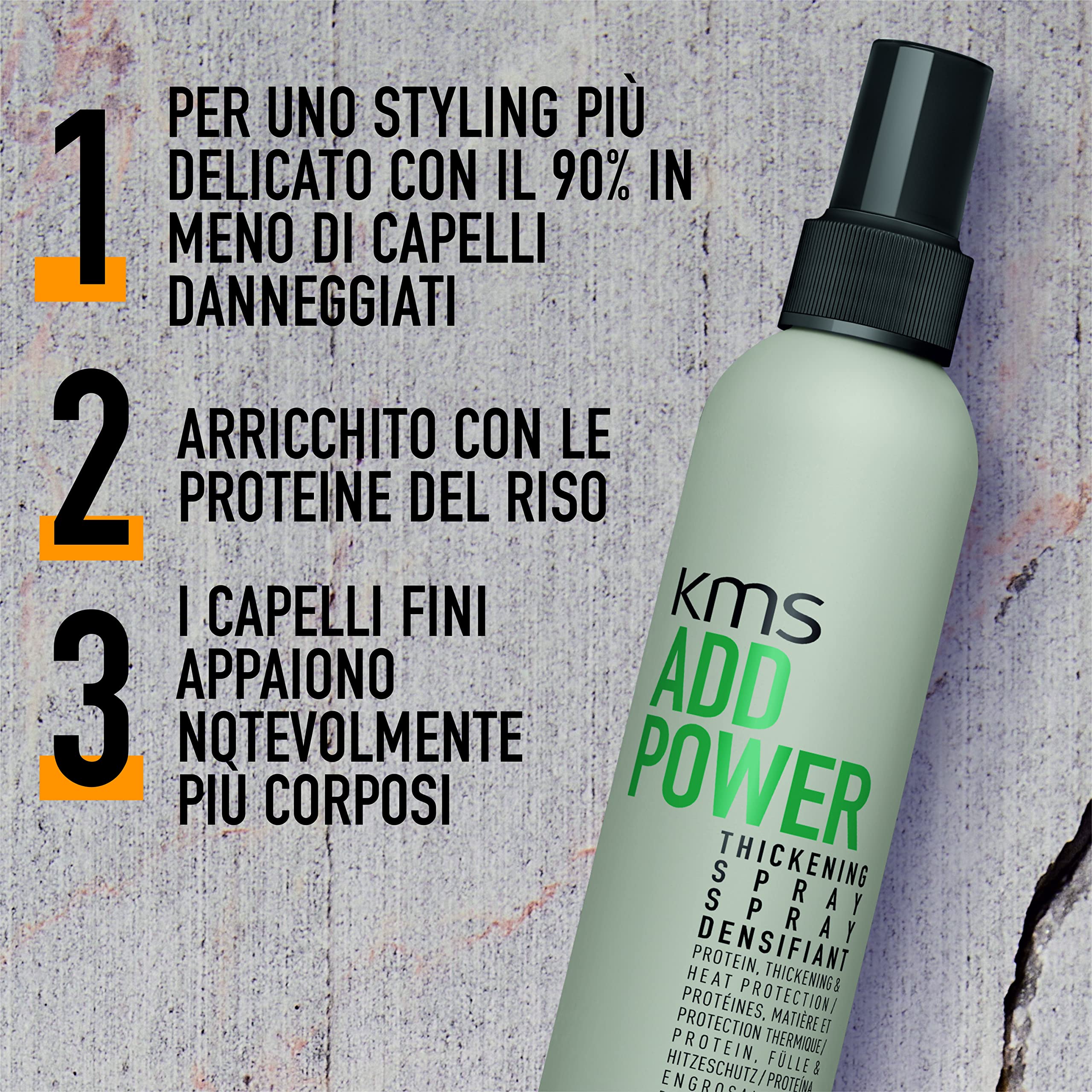 Foto 3 | Protector Térmico En Aerosol Espesante Kms Addpower 200 Ml - Venta Internacional.
