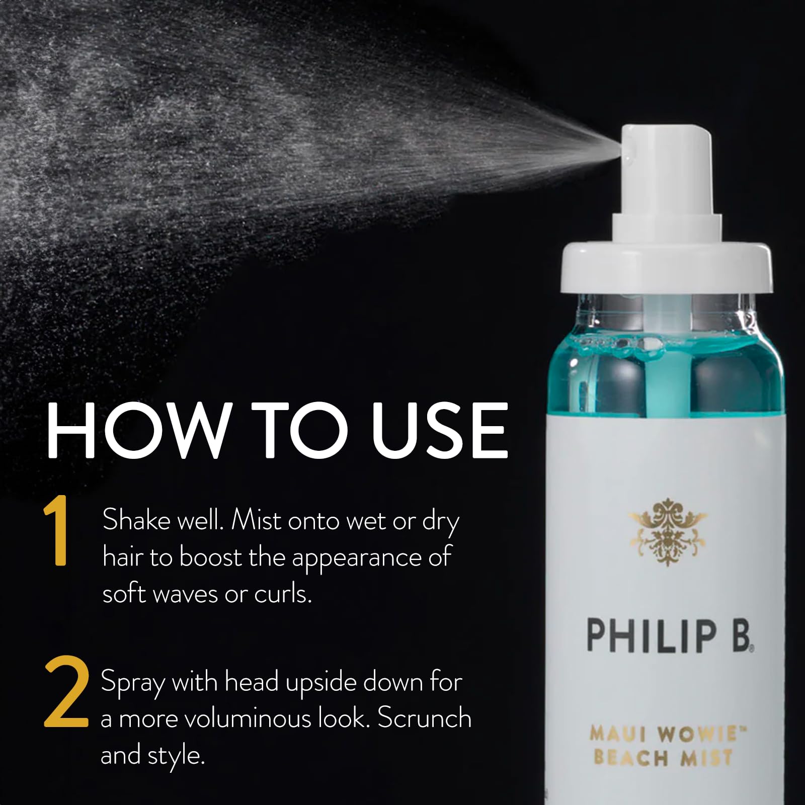 Foto 5 pulgar | Bruma Para El Cabello Philip B. Maui Wowie Beach Mist, 150 Ml, Texturizante - Venta Internacional.